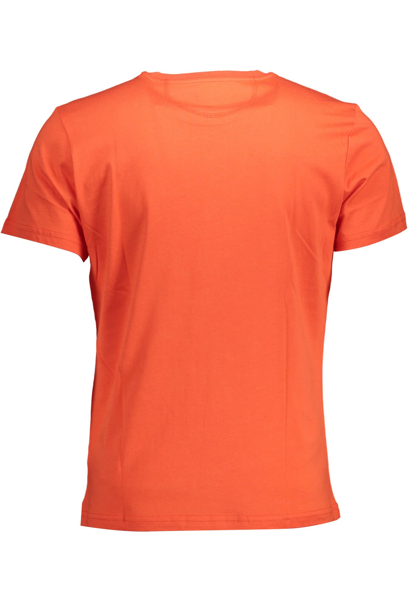 TMR001-JS206_ARANCIO_6097 – Herren T-Shirt Orange Kurzarm Regular Fit mit Druck und Logo – Größe: L – Farbe: Arancione