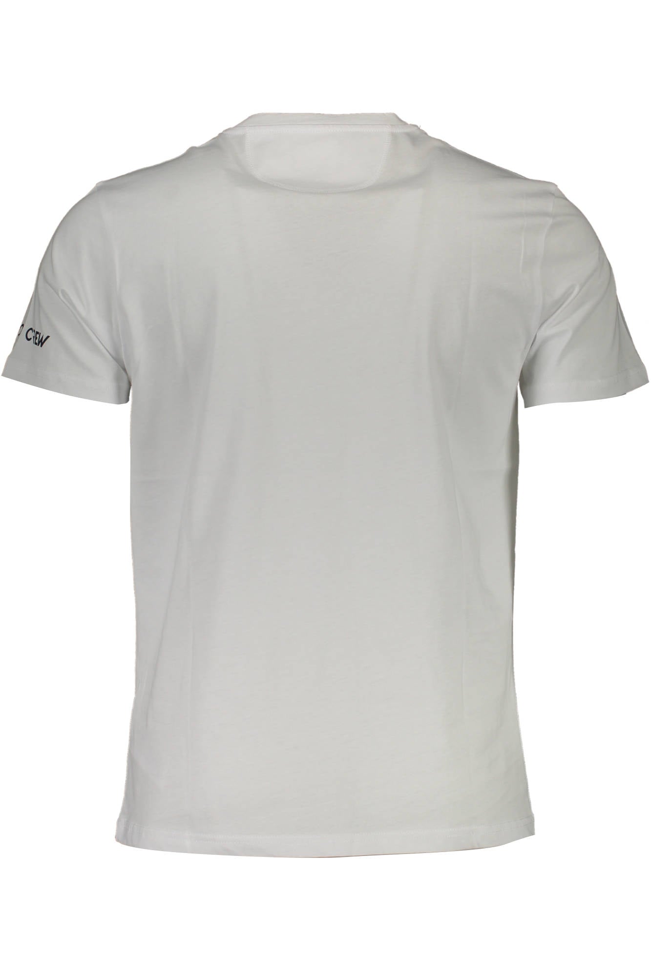 XMR006-JS206_BIANCO_00001 – Herren Kurzarm T-Shirt Weiß mit Stickerei und Druck Design – Größe: M, XL, 2XL – Farbe: Bianco