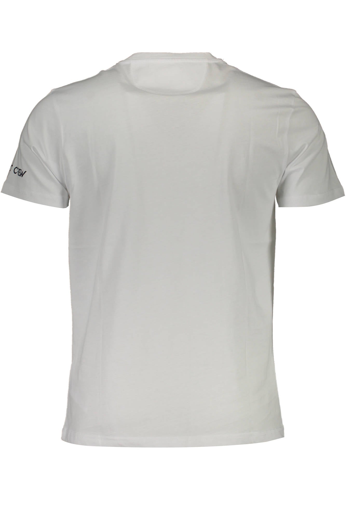 XMR005-JS206_BIANCO_B0043 – Hochwertiges Herren-T-Shirt: Kurzarm, Rundhals, Weiß mit Print – Größe: XL – Farbe: Bianco