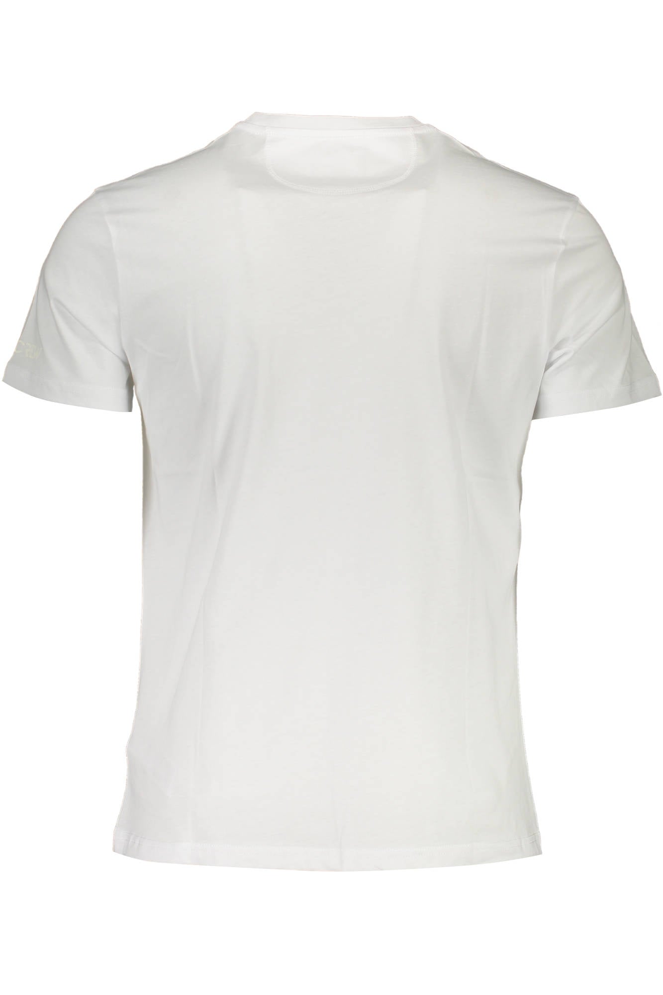 XMR309-JS206_BIANCO_00001 – Elegantes Weißes Kurzarmhemd für Herren – Mit Druck & Rundhalsausschnitt – Größe: S, M, L, XL, 2XL, 3XL – Farbe: Bianco