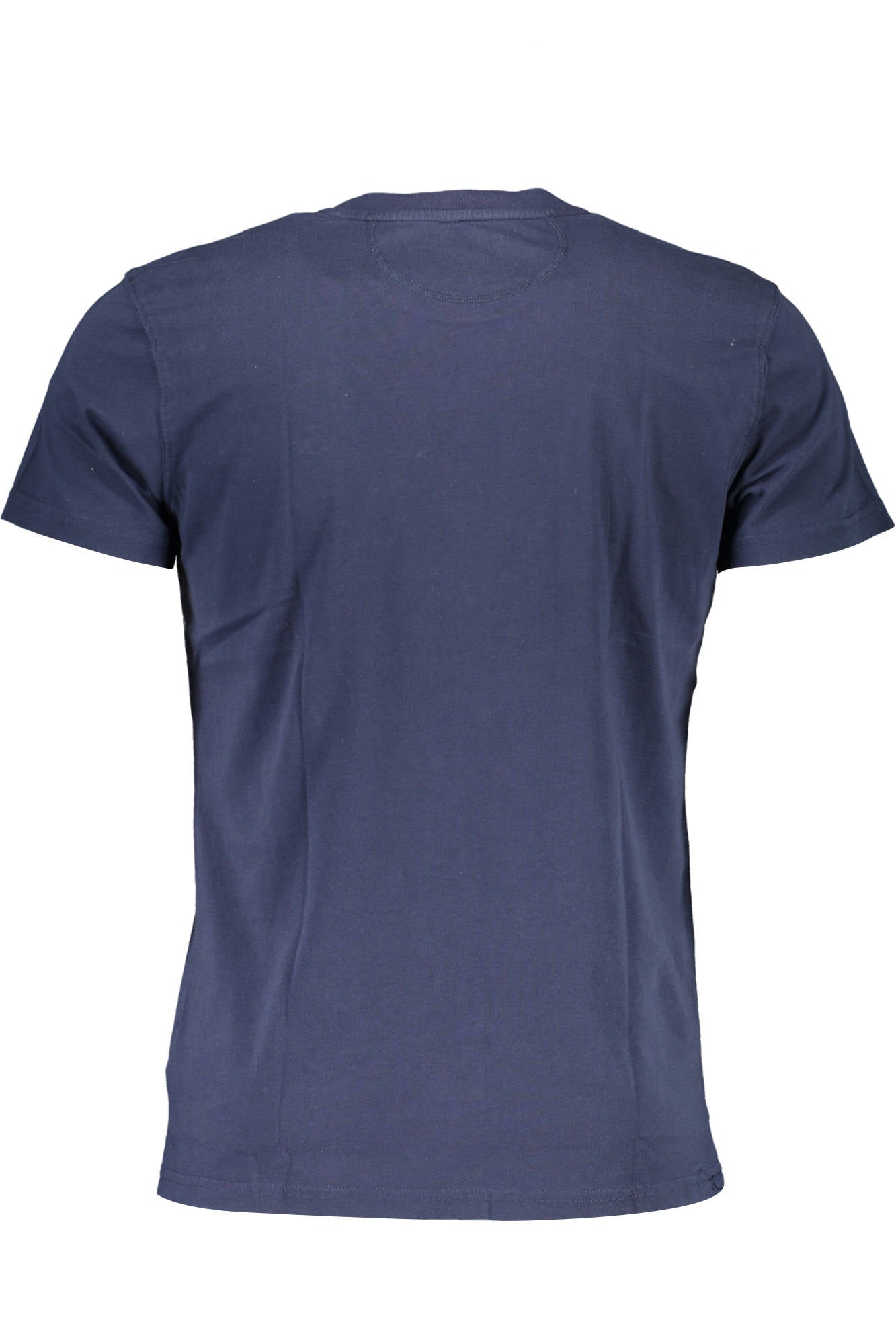CCMR04-JS206_BLU_07017 – Herren Blaues Kurzarm T-Shirt mit Rundhals & Stickerei - Regular Fit – Größe: M, L, XL, 2XL – Farbe: Blu