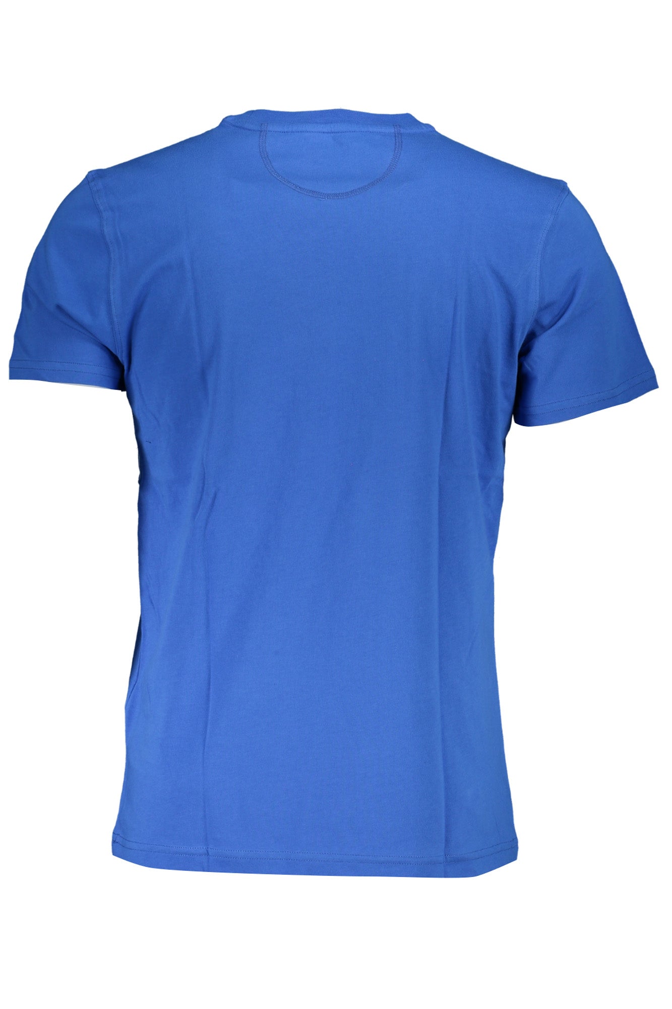 WMR005JS206_BL07037 – Trendiges Blaues Herren T-Shirt mit Logo und Rundhalsausschnitt – Größe: L, XL – Farbe: Blu