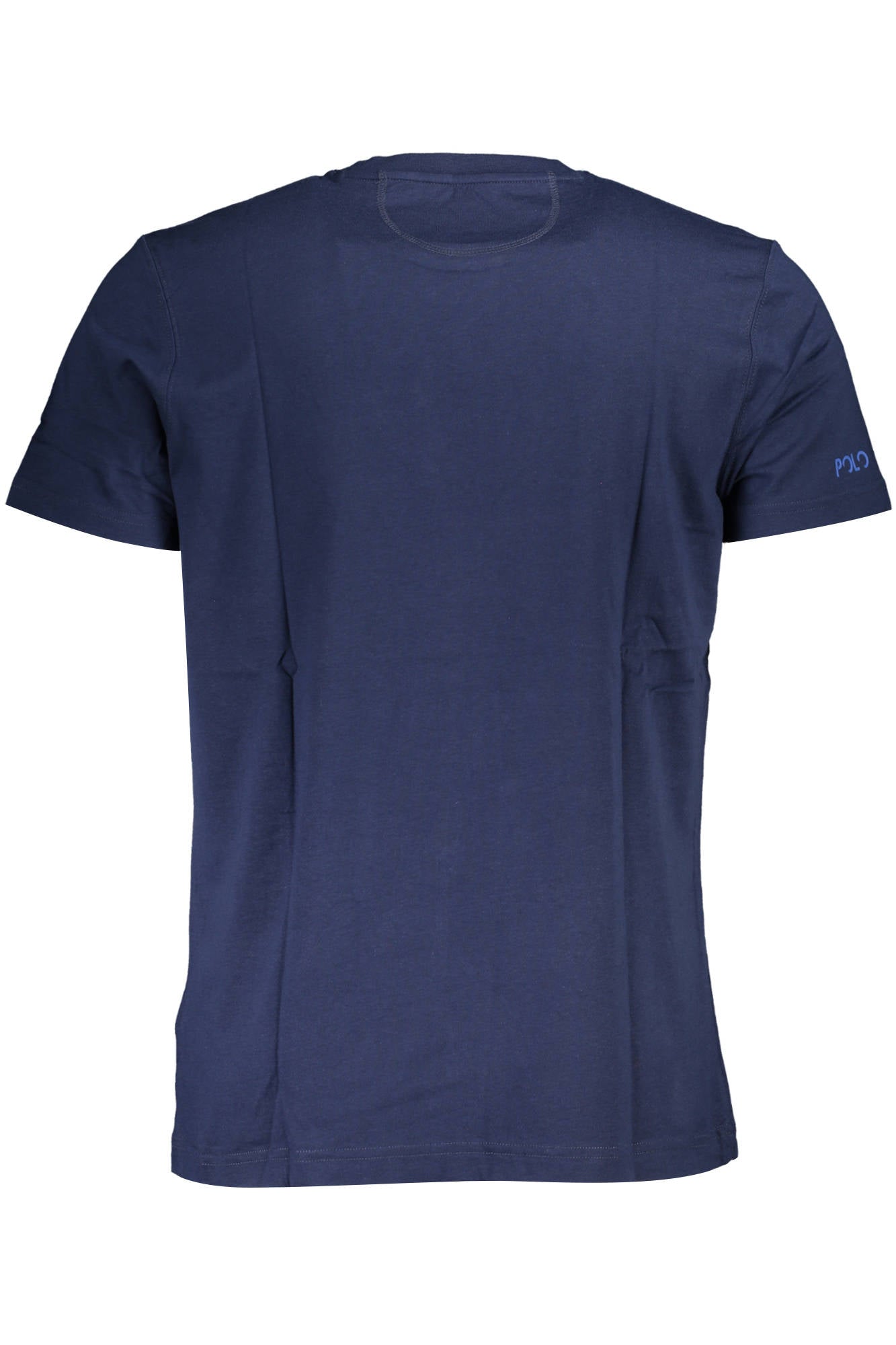 XMR010-JS206_BLU_07017 – Herren Kurzarm T-Shirt Blau – Regular Fit mit Stickerei und Druck – Größe: M, L, XL, 2XL – Farbe: Blu