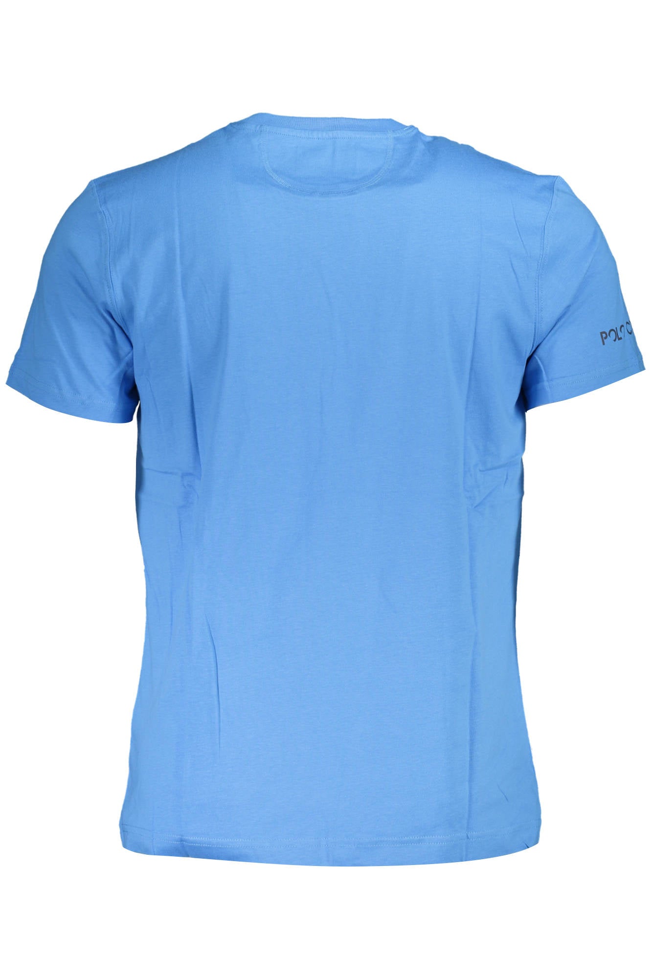 XMR011-JS206_BLU_07033 – Herren T-Shirt Blau Kurzarm - Regular Fit mit Rundhals & Logo-Druck – Größe: M, L, XL – Farbe: Blu