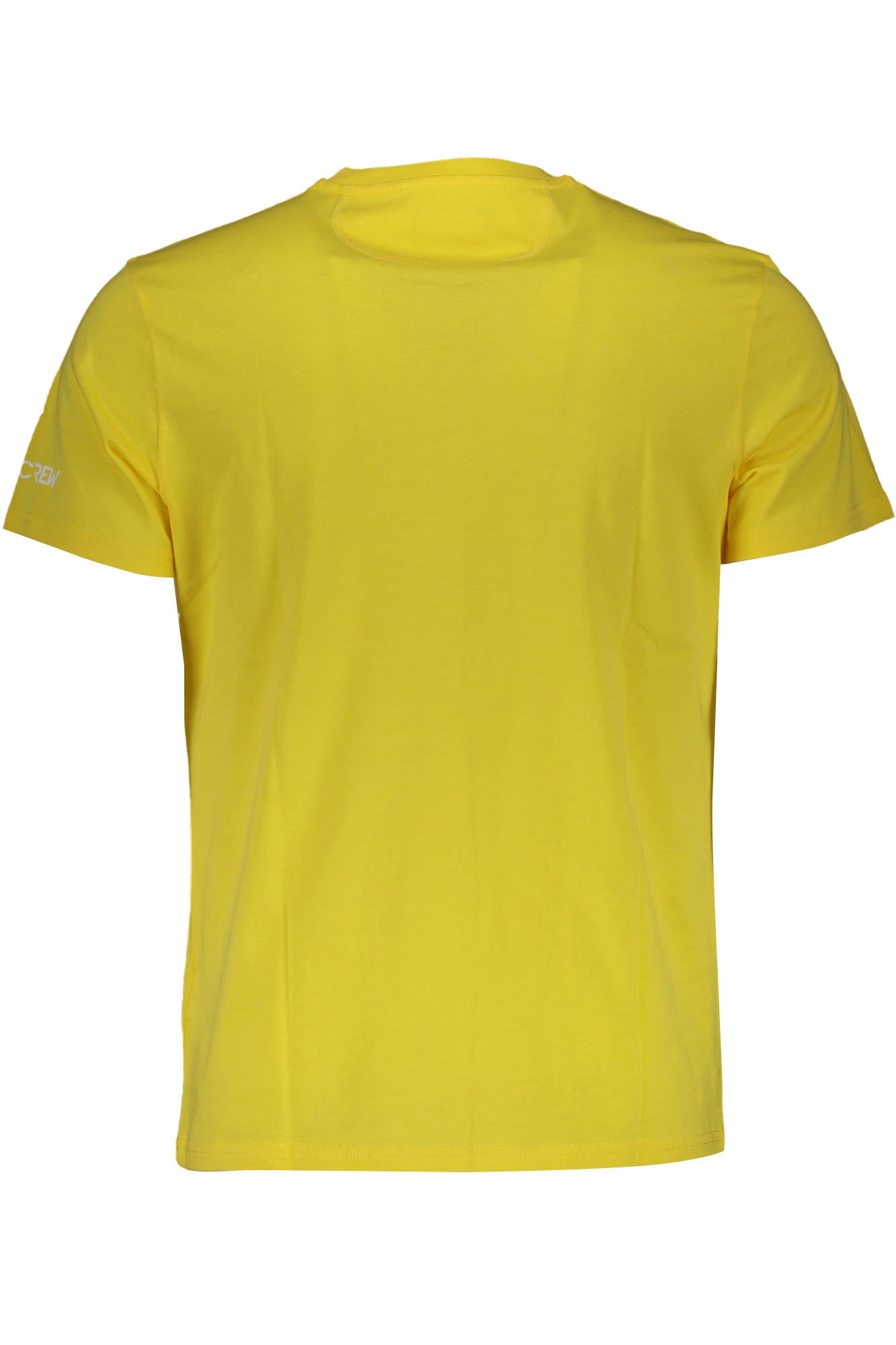XMR006-JS206_GIALLO_02101 – Herren T-Shirt Gelb - Kurzarm, Rundhals & Stickerei Design – Größe: M, XL – Farbe: Giallo
