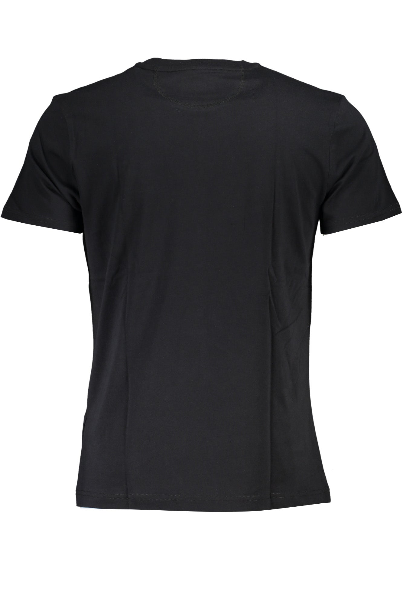 WMR004JS206_NE09999 – Herren Kurzarm-T-Shirt Schwarz - Regular Fit mit Stickerei & Logo – Größe: L, M – Farbe: Nero