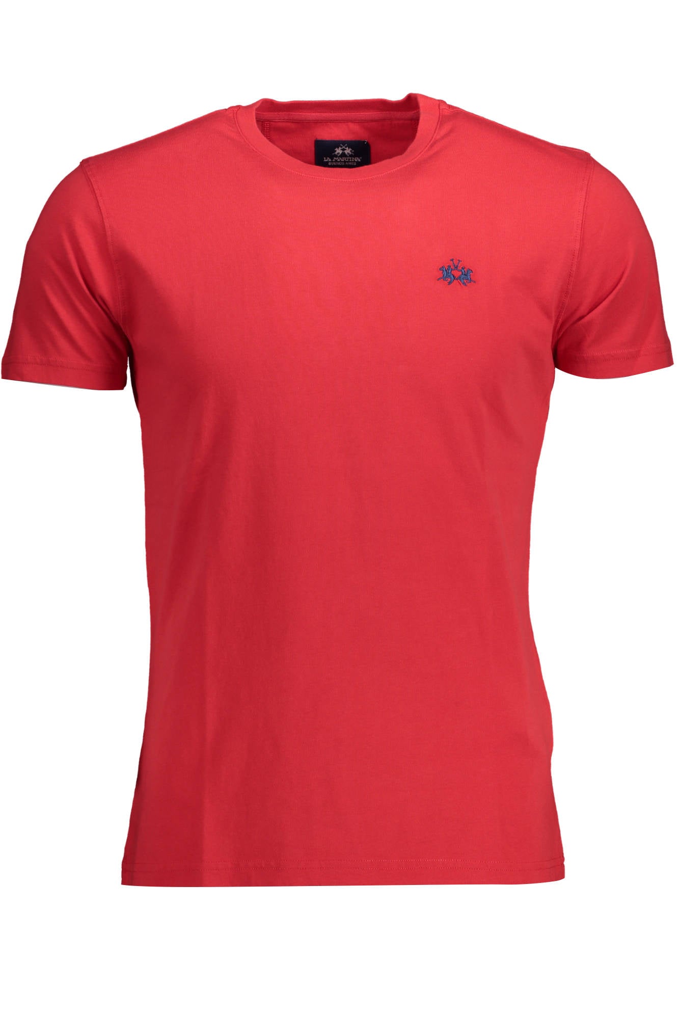 TMR004-JS206_ROSSO_06008 – Elegantes Herren-T-Shirt Rot – Regular Fit mit Stickerei & Logo – Größe: 2XL – Farbe: Rosso