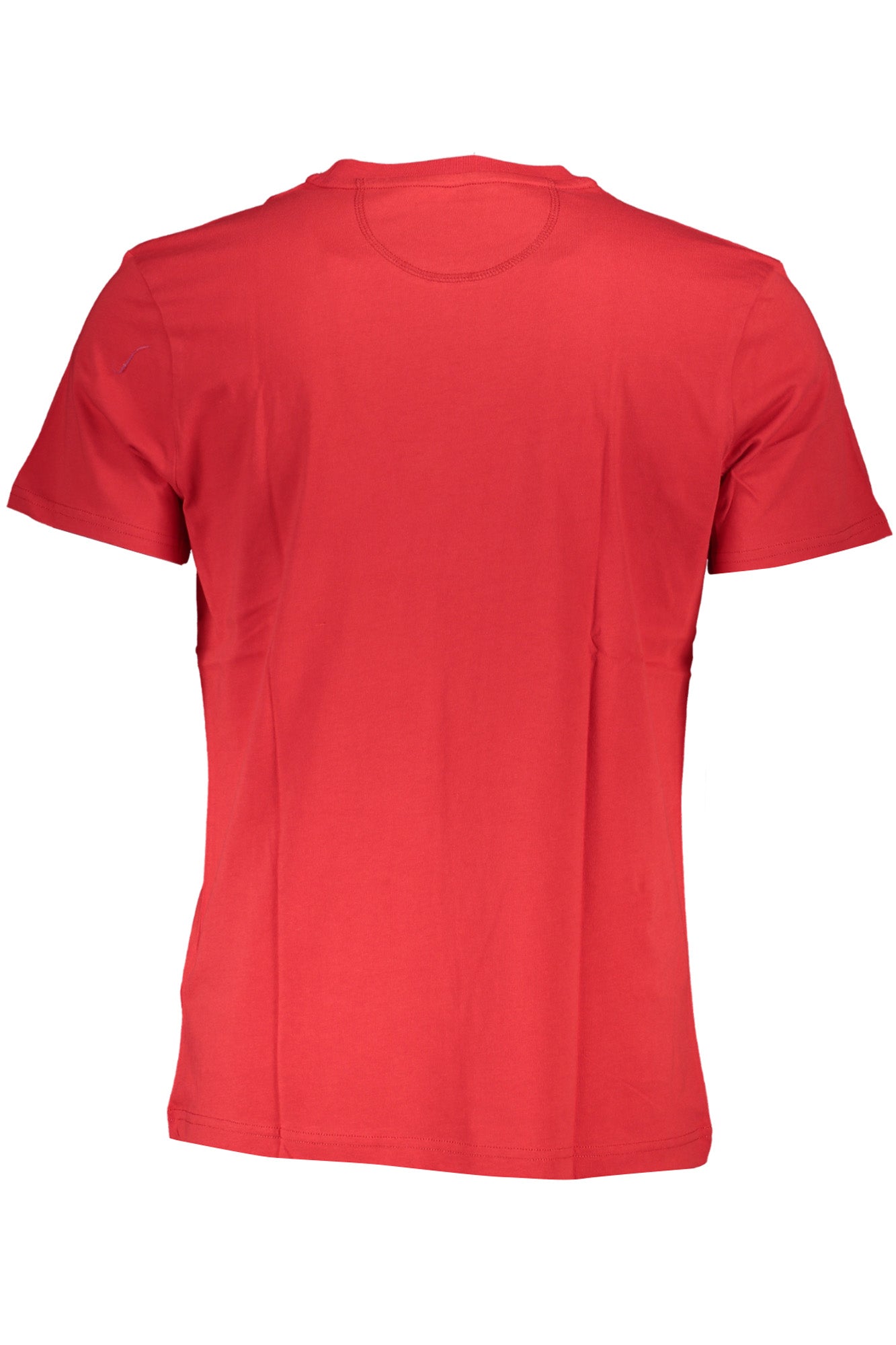 WMR004JS206_RO06101 – Herren T-Shirt Rot – Kurzarm, Regular Fit, Rundhals, Stickerei – Größe: L, XL, 3XL – Farbe: Rosso