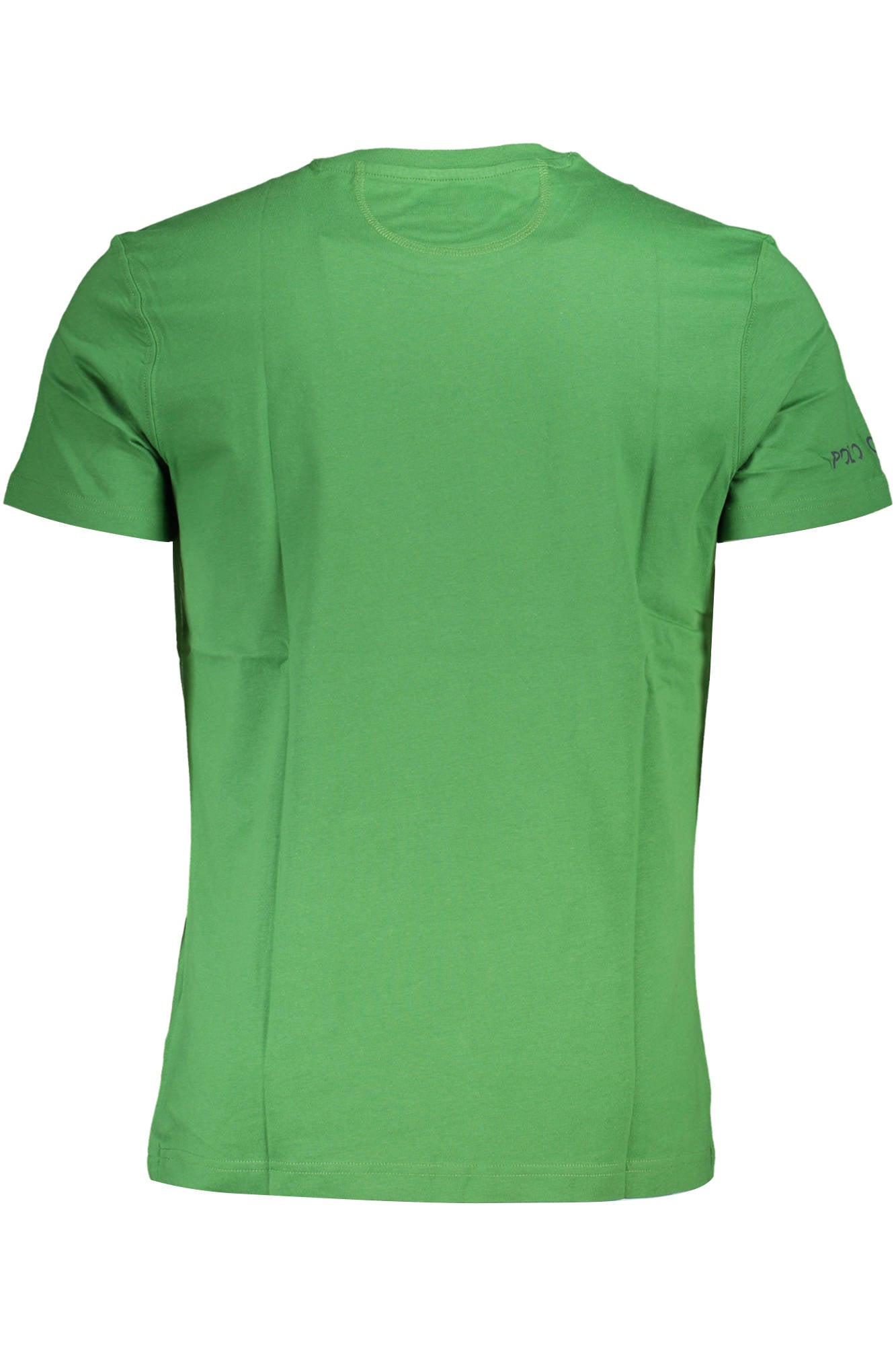 XMR010-JS206_VERDE_03045 – Herren T-Shirt Grün Kurzarm Regular Fit mit Logo und Stickerei – Größe: M, L, XL, 2XL – Farbe: Verde