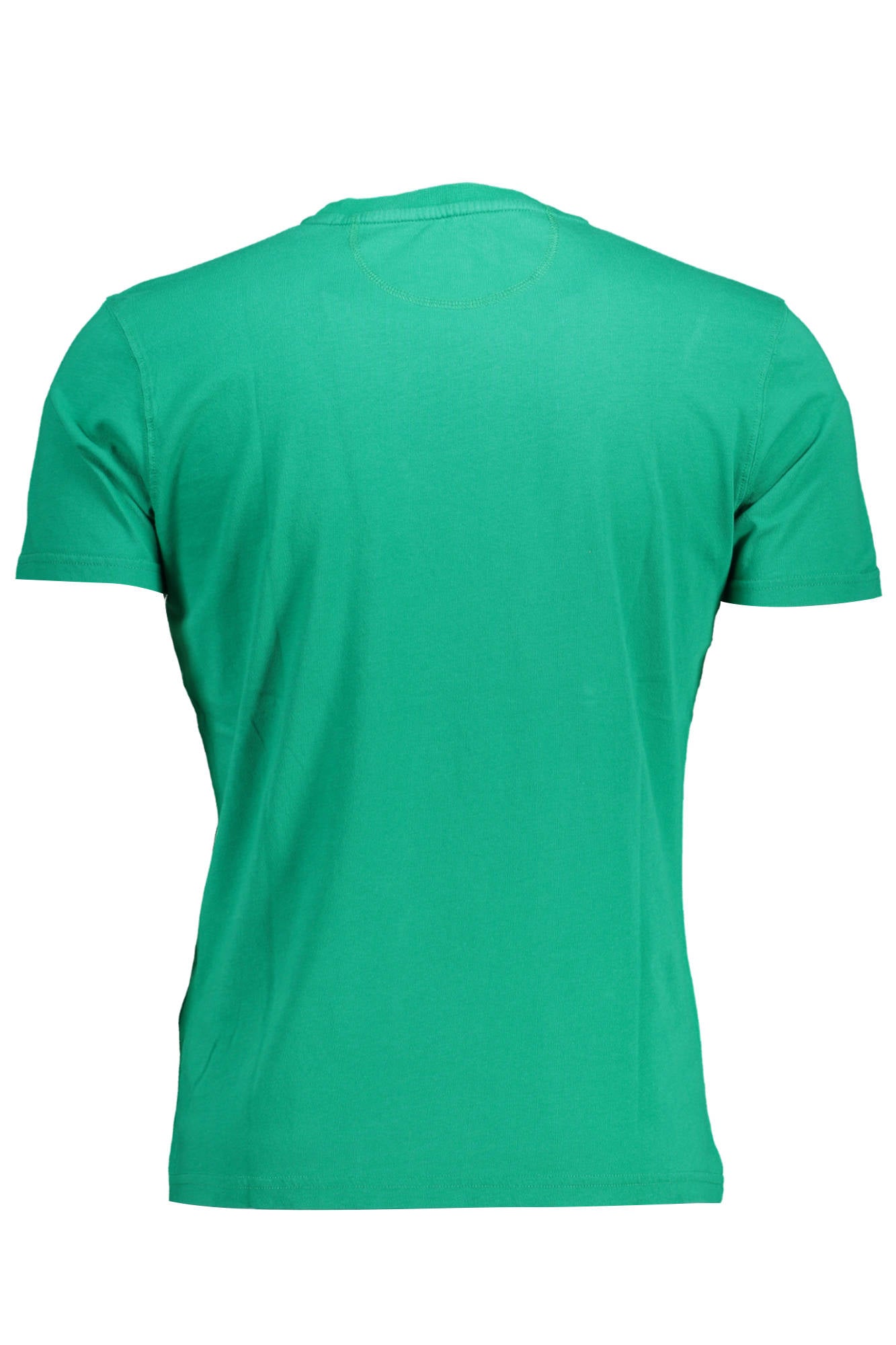 TMR004-JS206_VERDE_03104 – Kurzärmliges Herren T-Shirt in Grün mit Stickerei und Regular Fit – Größe: 2XL – Farbe: Verde