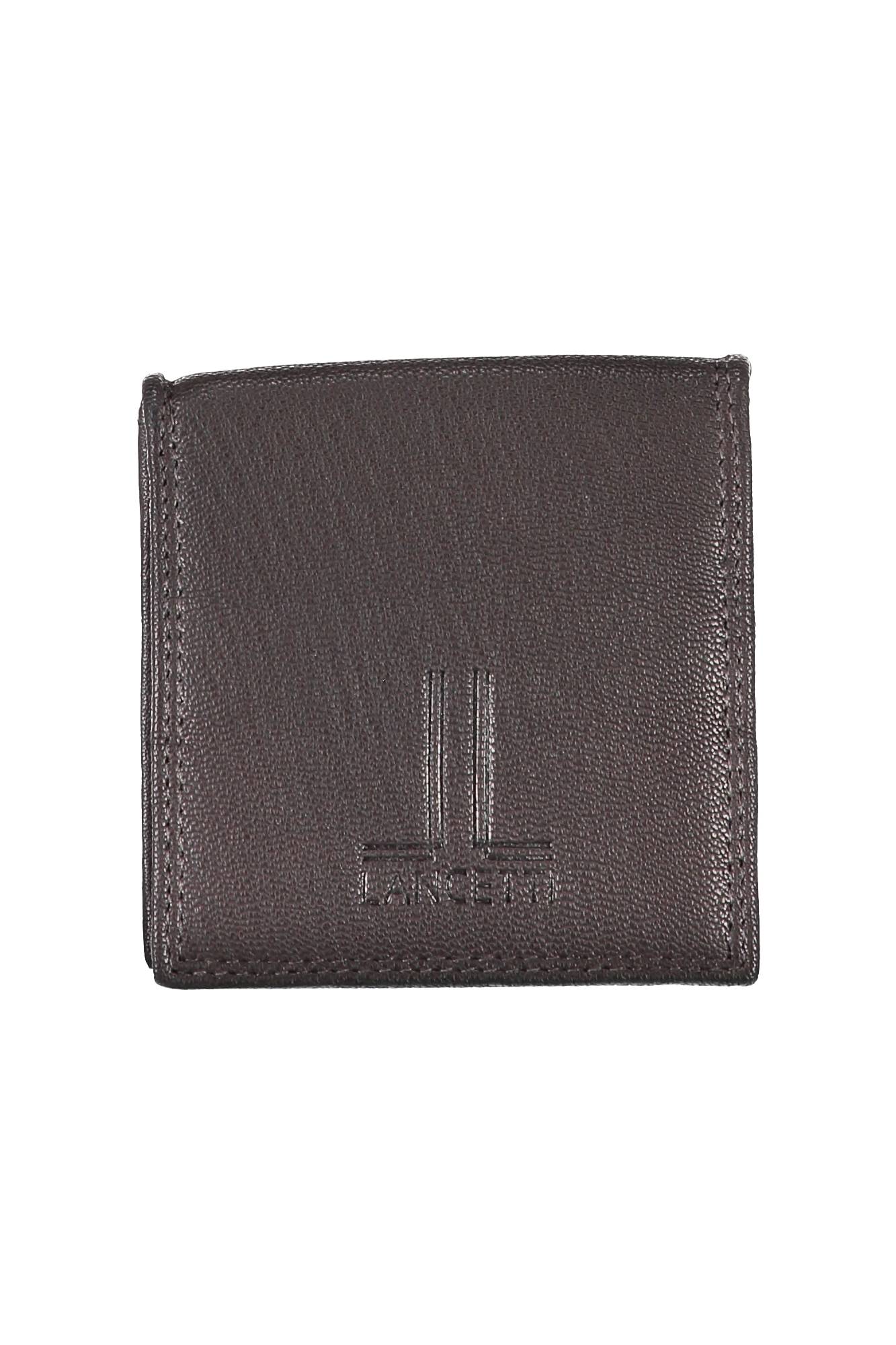 WA041635_MARRONE_BROWN – Herren-Geldbörse Braun mit Druckknopf - Stilvolles Design mit Logo – Größe: UNI – Farbe: Marrone