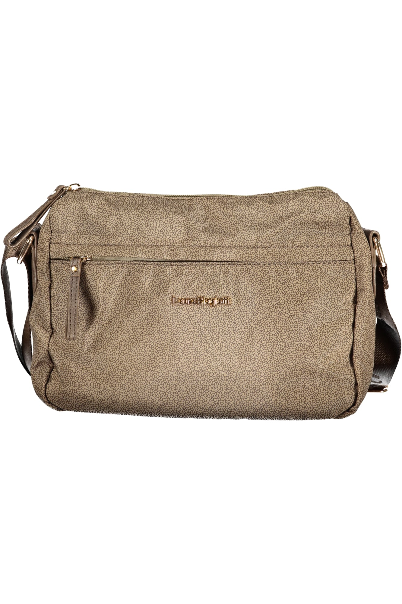 LB25W-101-11_BETERRA – Elegante Damen Handtasche Beige mit verstellbarem Schulterriemen – Größe: UNI – Farbe: Beige