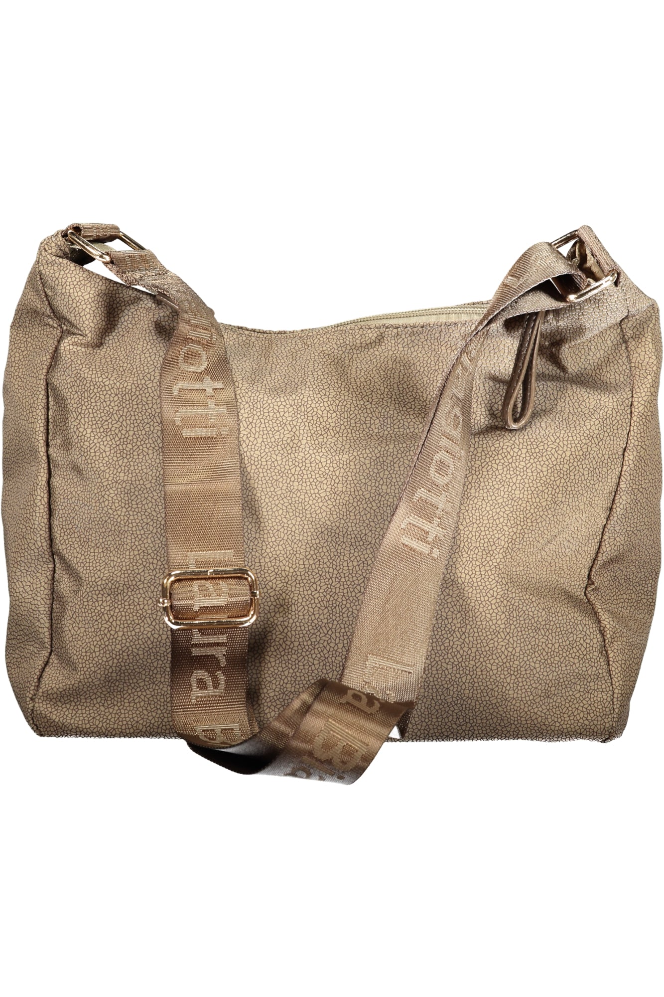LB25W-101-1_BETERRA – Edle Damenbeige Tasche mit praktischem Schultergurt und Innenfächern – Größe: UNI – Farbe: Beige
