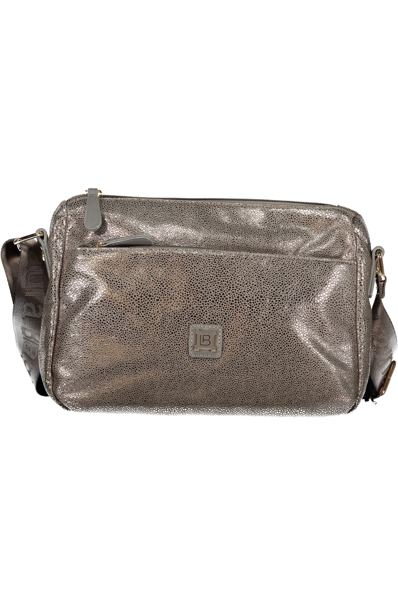 LB25W-100-24_GRGRIGIO – Graue Damenschultertasche mit verstellbarem Gurt & vielen Fächern – Größe: UNI – Farbe: Grigio