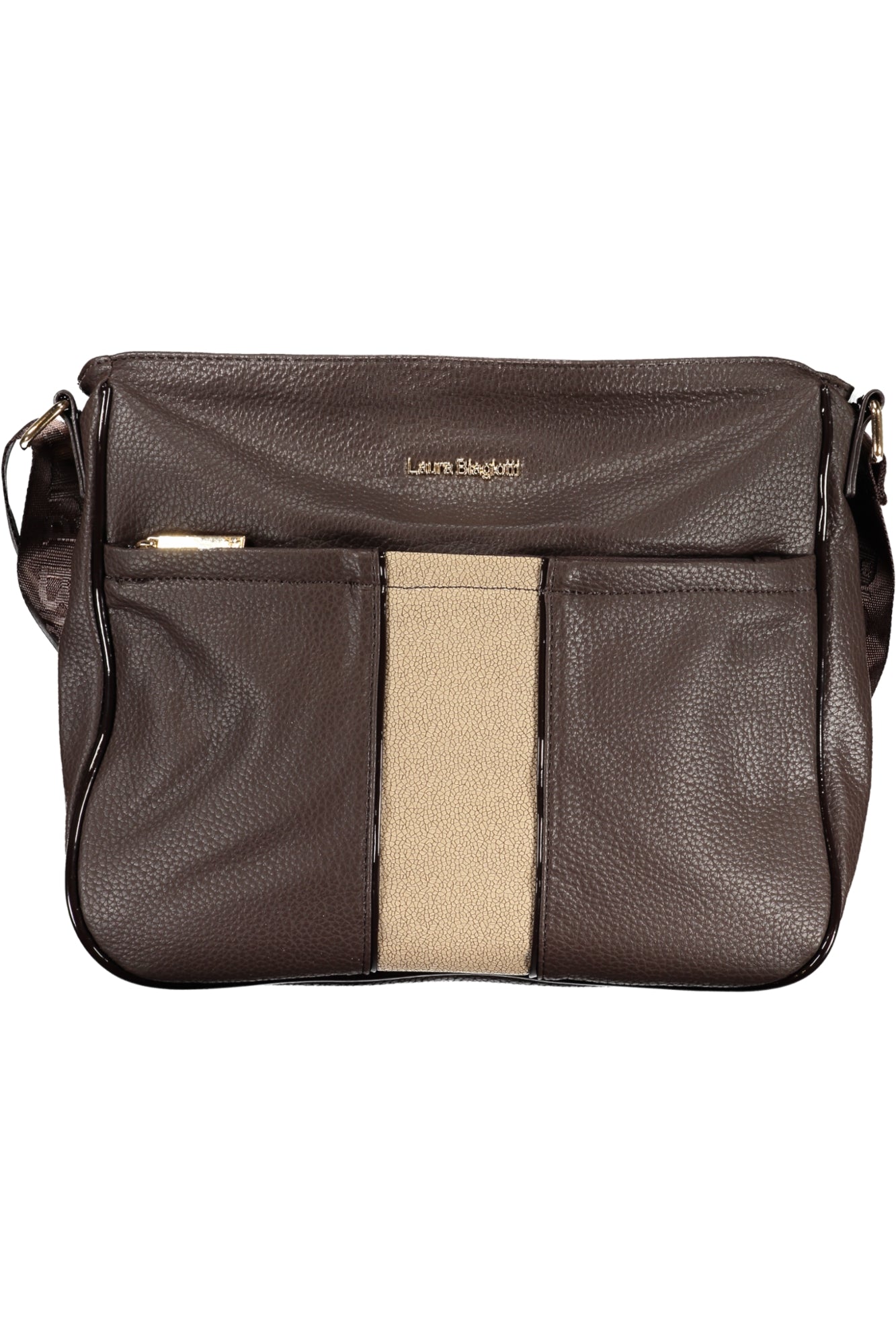 LB25W-104-3_MATMORO – Stylische braune Damenhandtasche mit verstellbarem Schultergurt – Größe: UNI – Farbe: Marrone