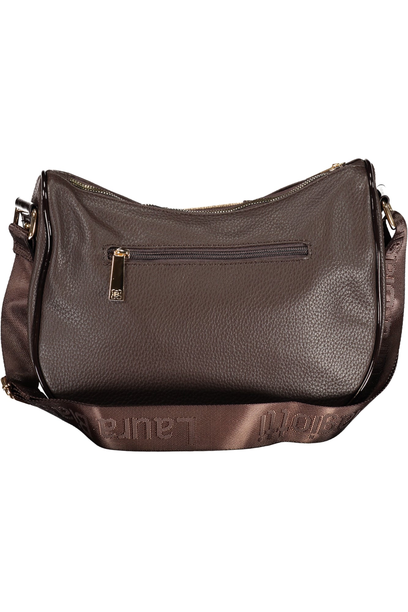 LB25W-104-1_MATMORO – Elegante braune Damentasche mit verstellbarem Gurt und Kontrastdetails – Größe: UNI – Farbe: Marrone