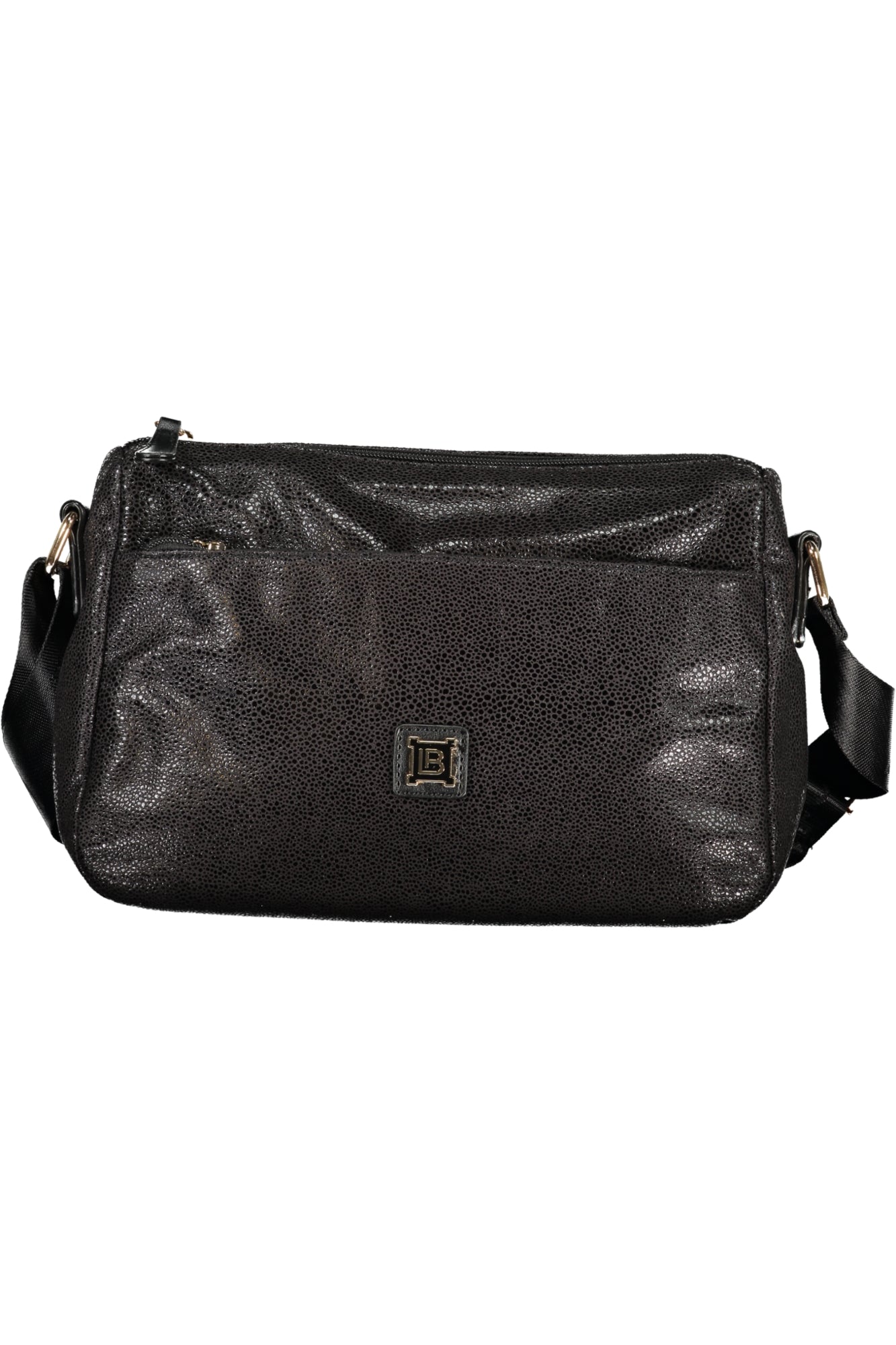 LB25W-100-24_NENERO – Elegante Damen Schultertasche Schwarz mit Verstellbarem Riemen – Größe: UNI – Farbe: Nero