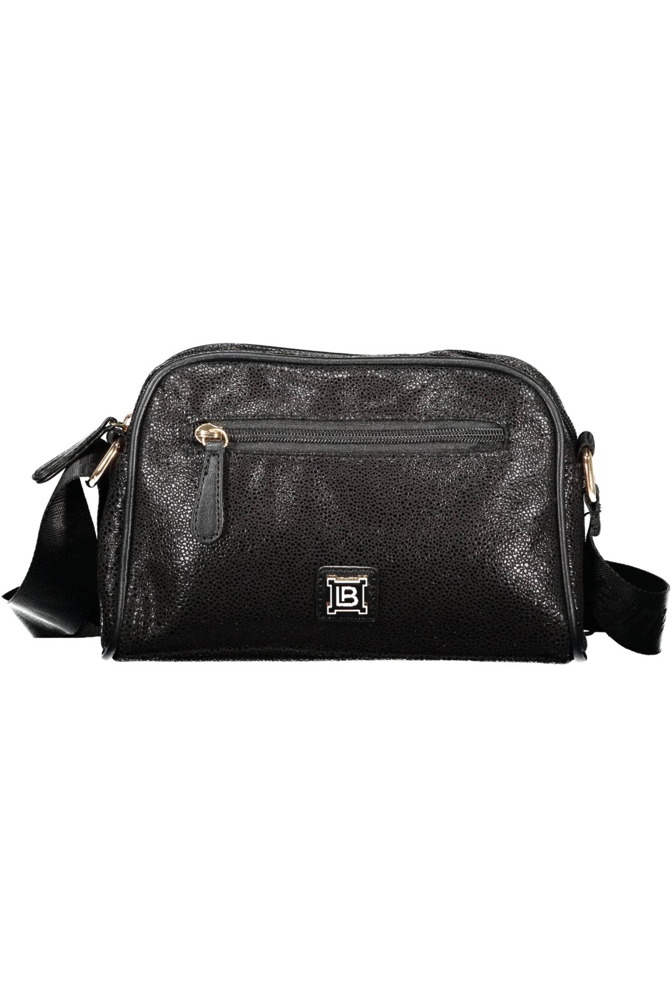 LB25W-100-49_NENERO – Elegante Damenhandtasche in Schwarz mit verstellbarem Schultergurt – Größe: UNI – Farbe: Nero