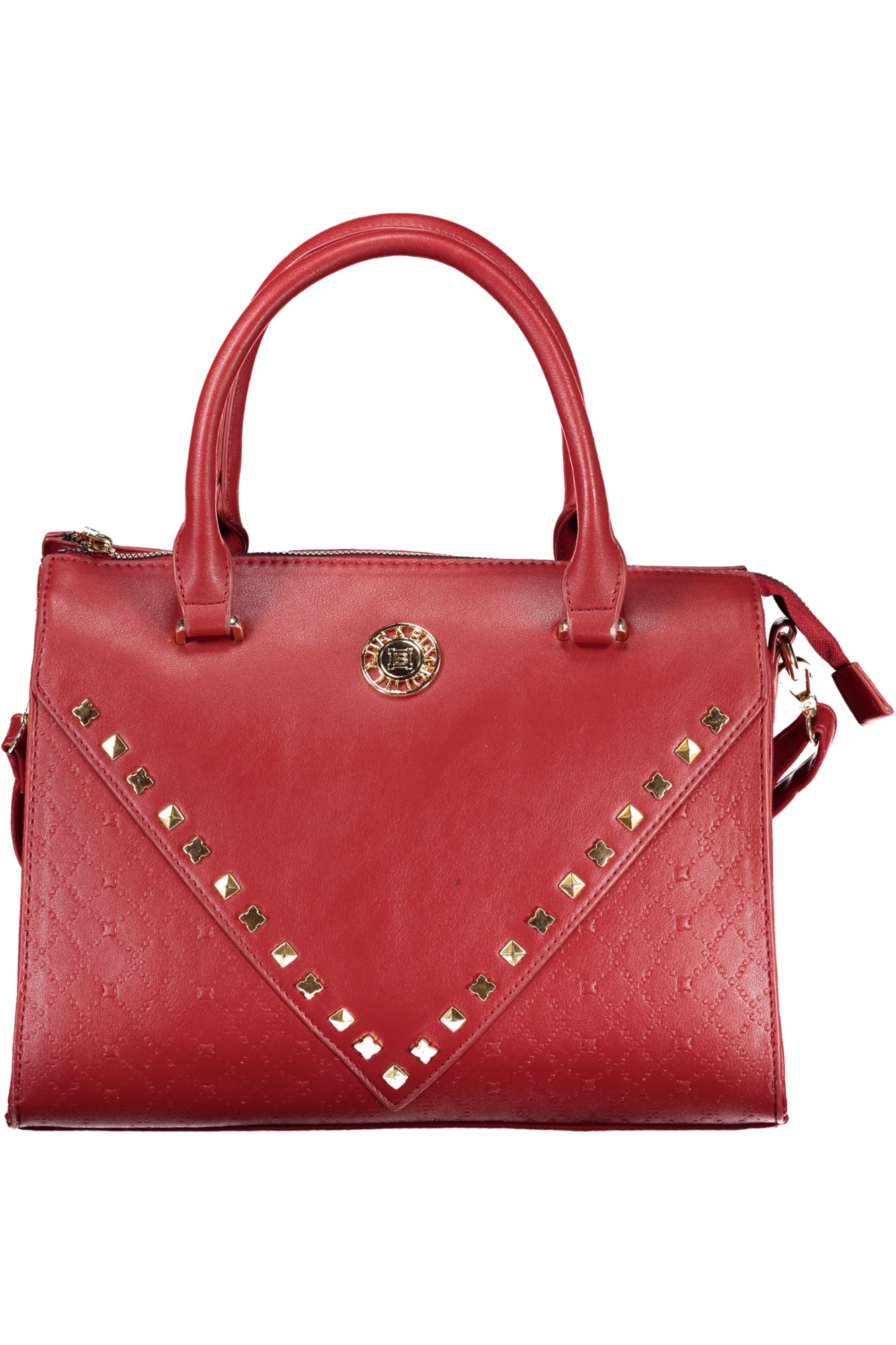 LB25W-112-1_RORUBINO – Elegante Rote Damen-Tasche mit Vielseitigen Tragemöglichkeiten – Größe: UNI – Farbe: Rosso