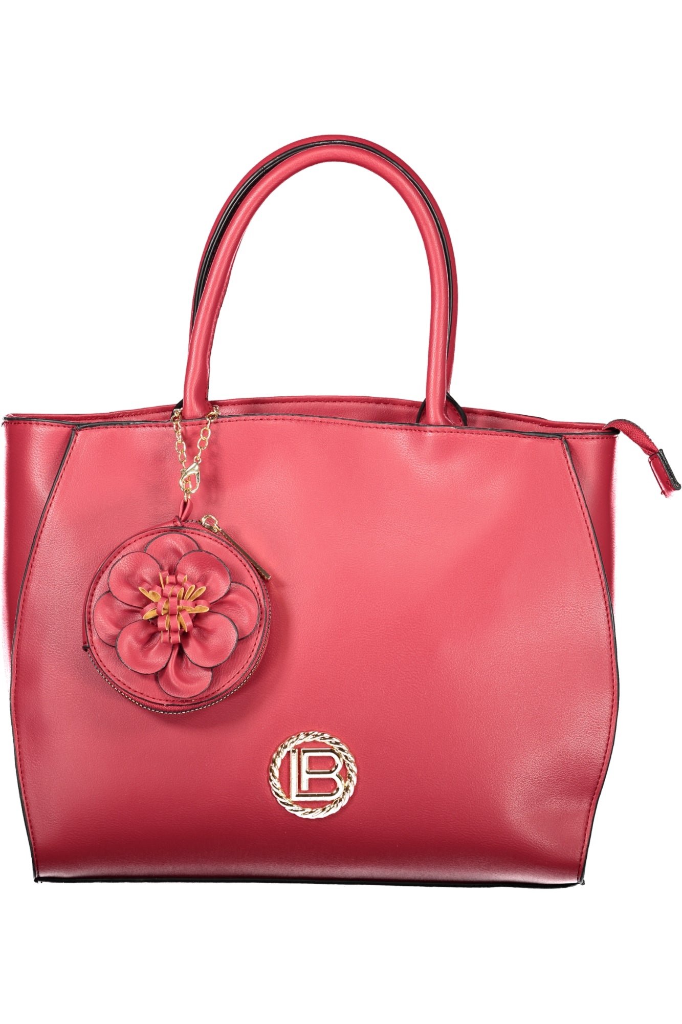 LB25W-116-1_RORUBINO – Elegante Rote Handtasche mit Abnehmbarem Schultergurt und Geldbeutel – Größe: UNI – Farbe: Rosso