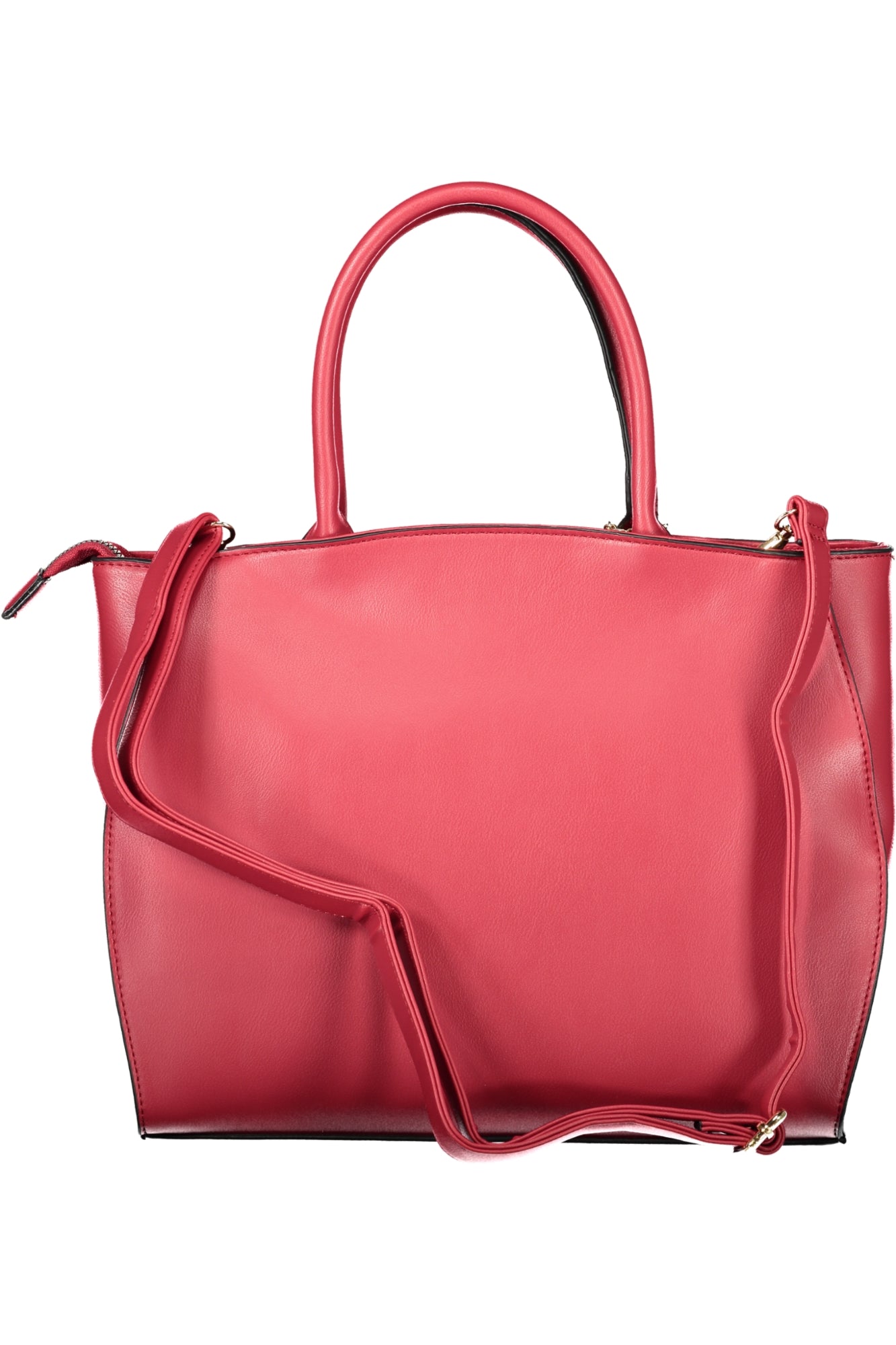 LB25W-116-1_RORUBINO – Elegante Rote Handtasche mit Abnehmbarem Schultergurt und Geldbeutel – Größe: UNI – Farbe: Rosso