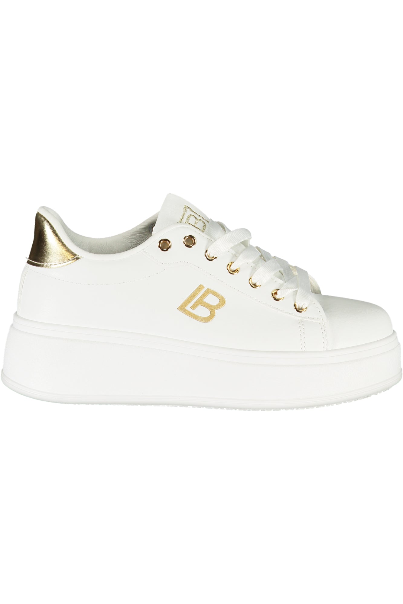 8930_BIWHIGOL – Eleganter Damensneaker Weiß aus Leder, Strass, 4 cm Keilabsatz – Größe: 36, 37, 38, 39, 40, 41 – Farbe: Bianco