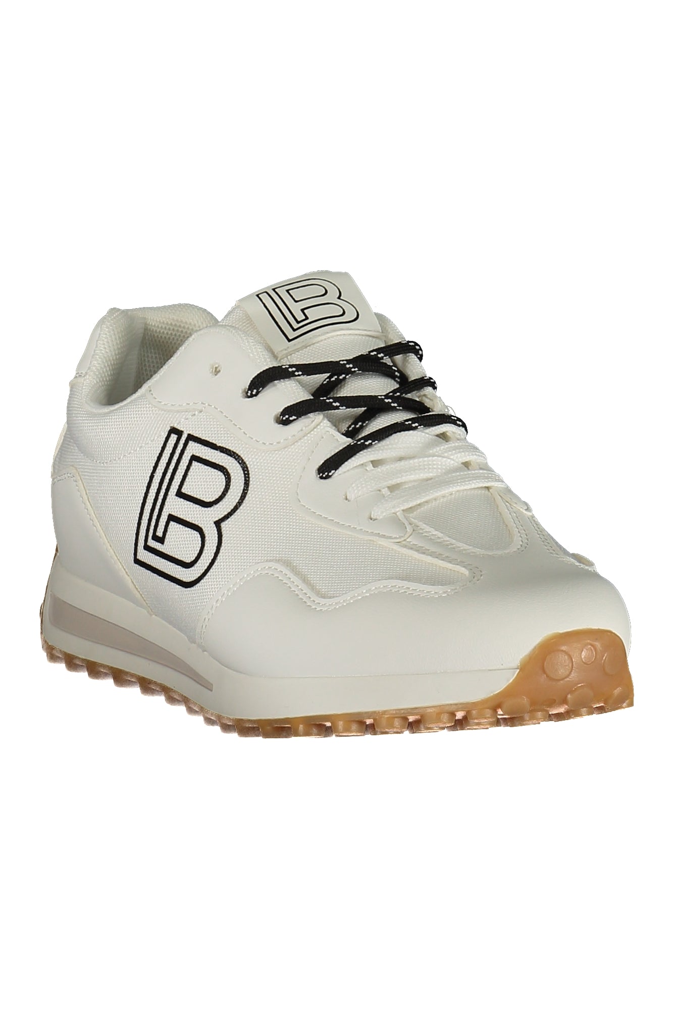 9603_BIWHITE – Weißer Damen-Sportschuh mit Kontrastelementen und herausnehmbarer Sohle – Größe: 36, 37, 38, 39, 40, 41 – Farbe: Bianco