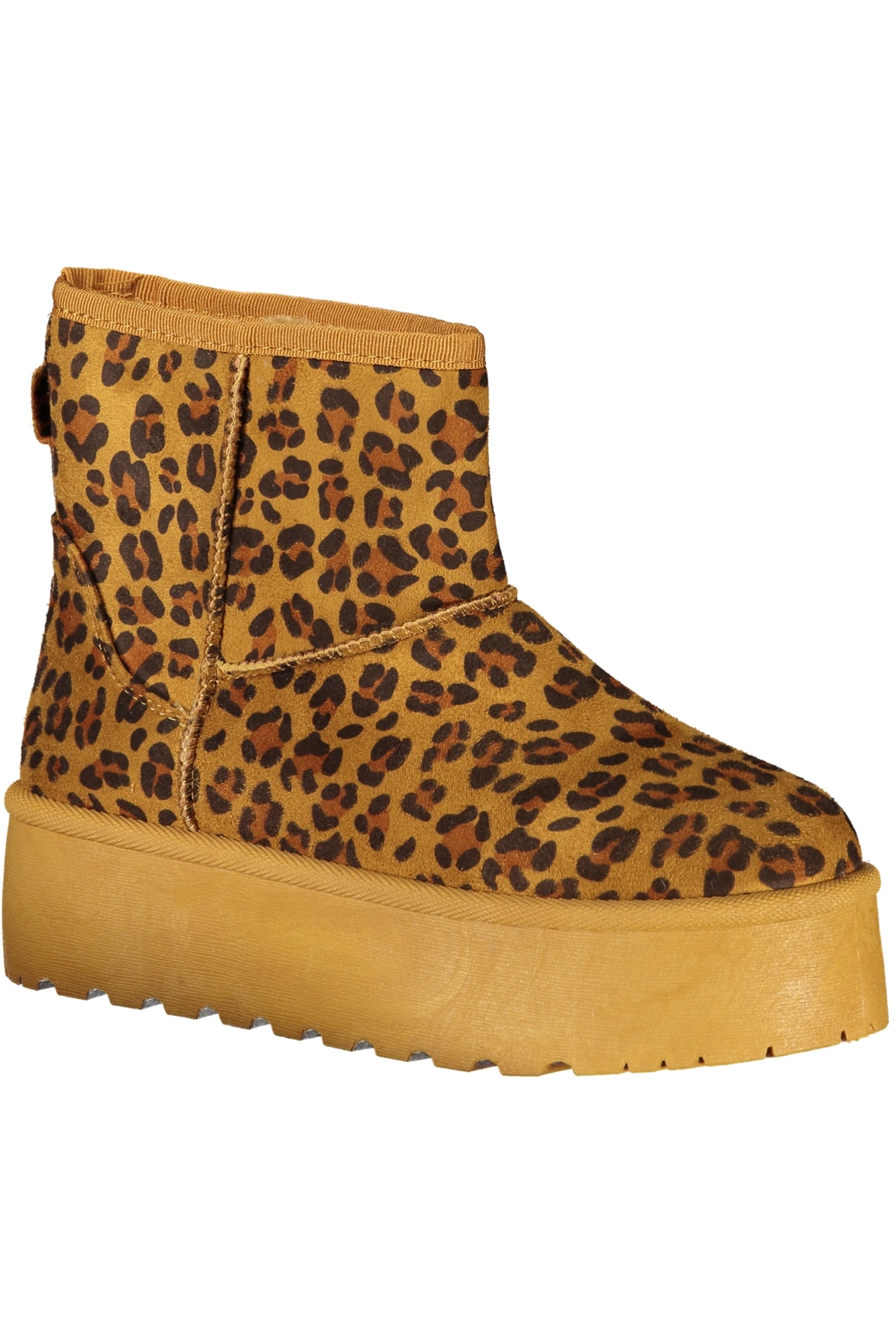 9267_MALEOPAR – Damen Stiefelette Braun mit Fell & Keilabsatz - Eleganze Details – Größe: 36, 37, 38, 39, 40, 41 – Farbe: Marrone