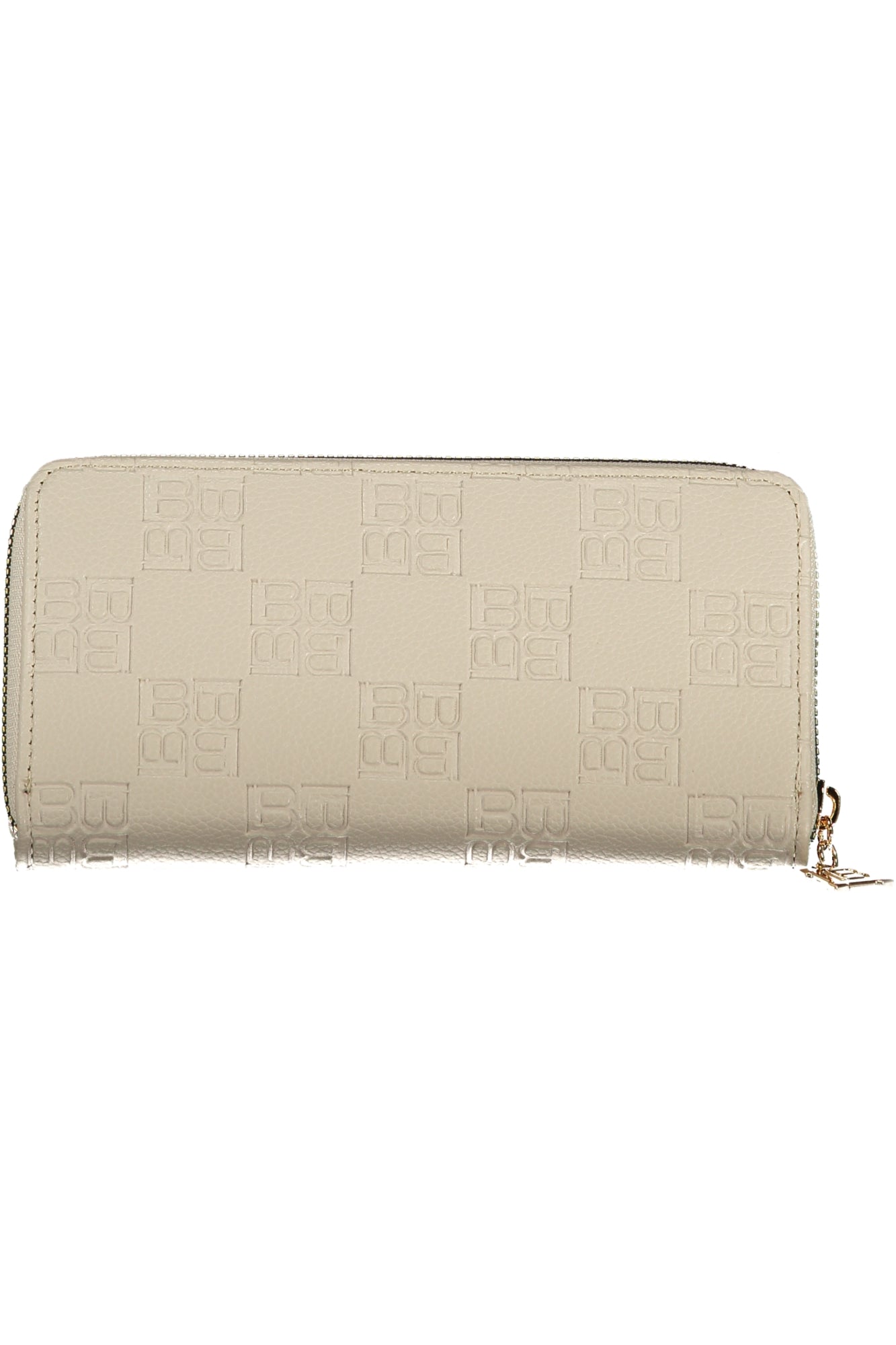 LB25W-501-01_BETERRA – Beige Damen Geldbörse mit Kontrastdetails und Reißverschluss – Größe: UNI – Farbe: Beige