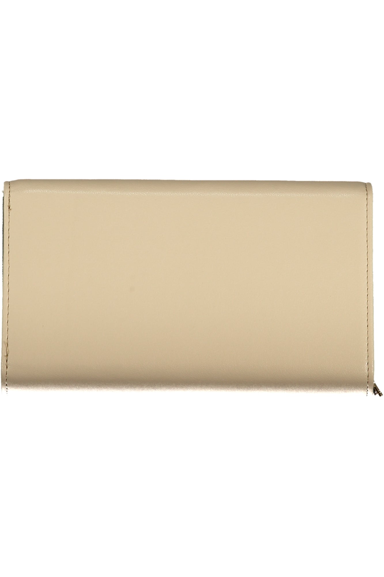 LB25W-507-68_BENATURA – Beige Damenbörse mit Kontrastdetails und Druckknopf - Elegant & Praktisch – Größe: UNI – Farbe: Beige