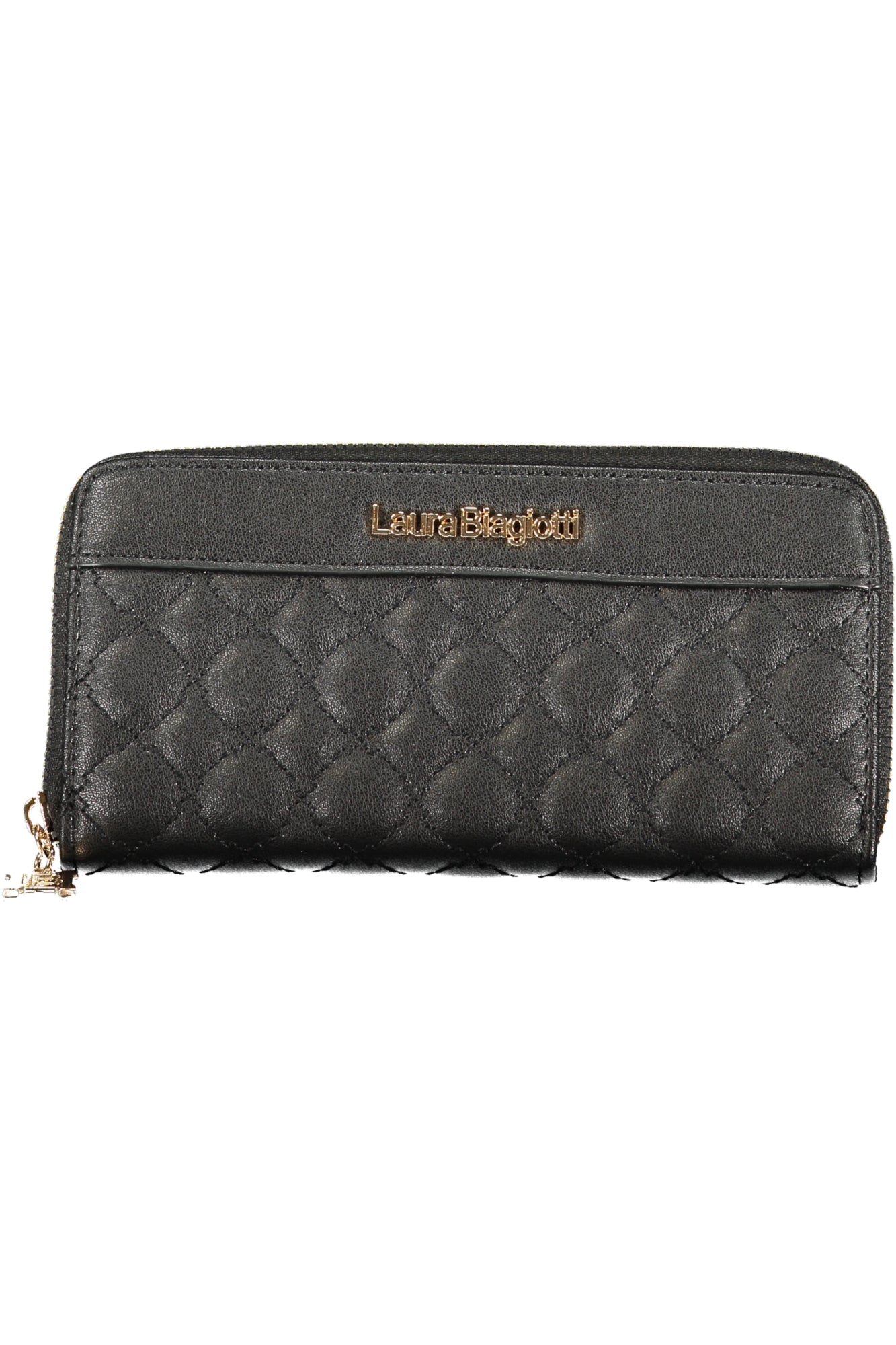 LB25W-509-01_NENERO – Elegante Damen Geldbörse Schwarz mit Reißverschluss und Münzfach – Größe: UNI – Farbe: Nero
