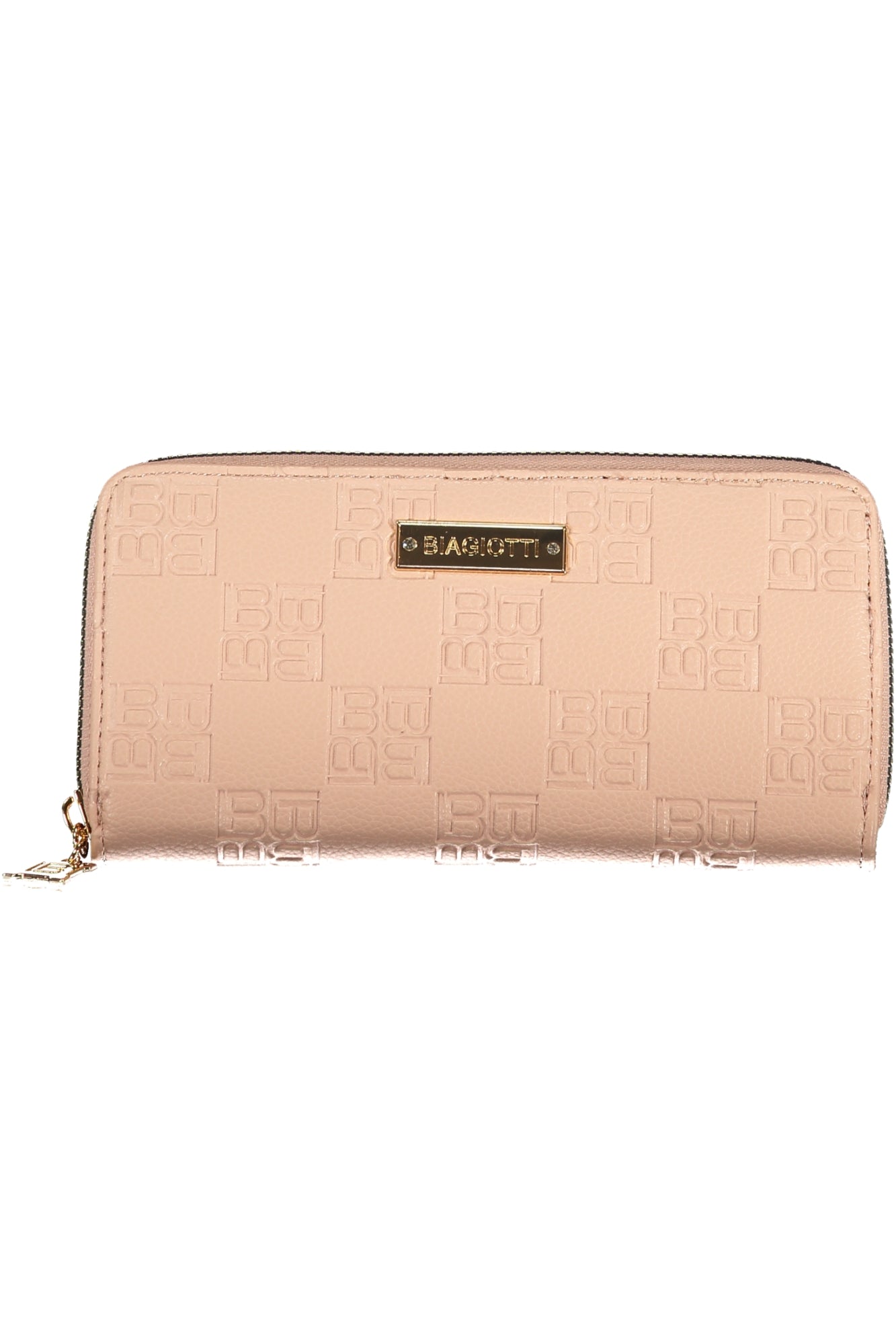 XXXLB25W-501-01_RSROSANTI – Rosa Damen-Geldbörse mit 5 Fächern & Reißverschluss, elegante Details – Größe: UNI – Farbe: Rosa