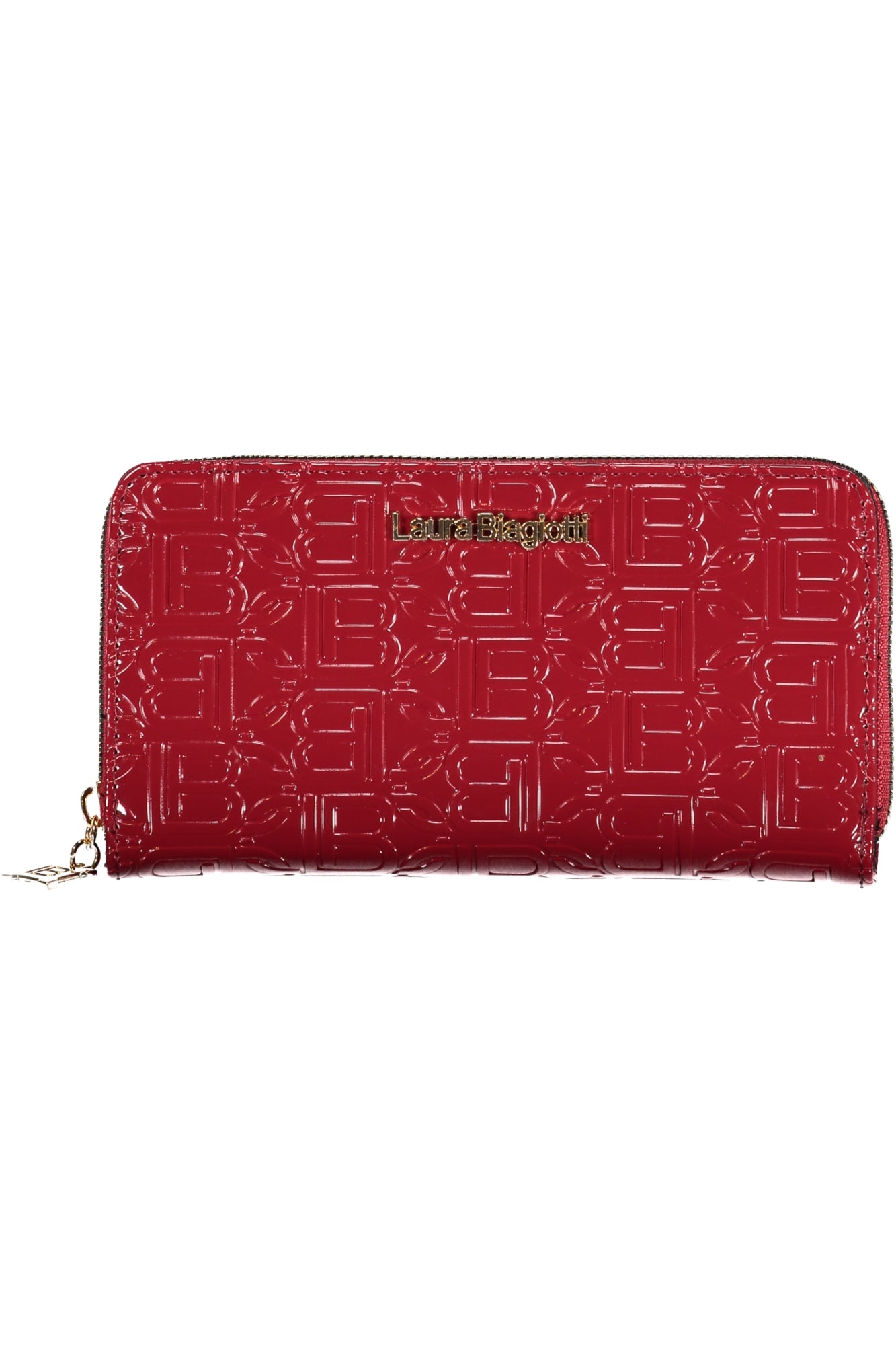 LB25W-511-67_RORUBINO – Elegante Rote Damen-Geldbörse mit Fächern und Kontrastdetails – Größe: UNI – Farbe: Rosso