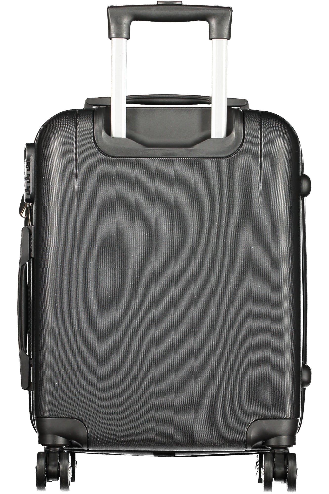 LB033-G_NEBLACK – Großer schwarzer Koffer-Set: 3 Trolleys, Zahlenschloss, 4 Räder – Größe: UNI – Farbe: Nero