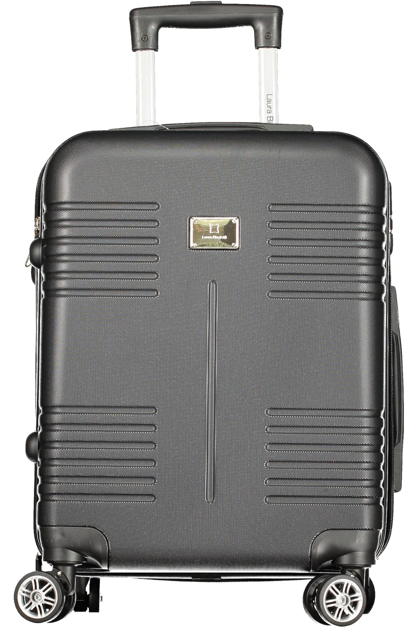 LB034-C_NEBLACK – Eleganter Schwarzer Damenkoffer mit Reißverschluss und Zahlenschloss – Größe: UNI – Farbe: Nero