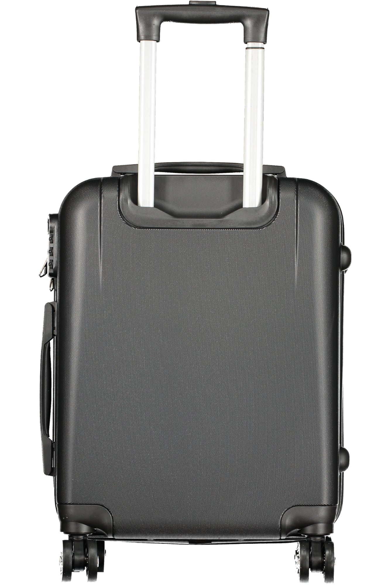 LB033-C_NEBLACK – Eleganter schwarzer Damen-Trolley mit Zahlenschloss und 4 Rädern – Größe: UNI – Farbe: Nero