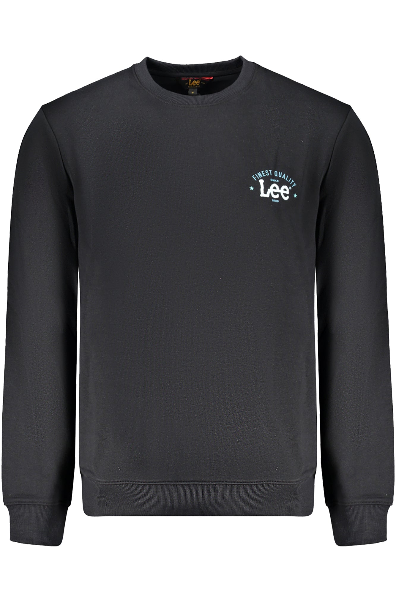 LOGOCREWSWS_NEJETBLA – Schwarzes Herren-Sweatshirt: Rundhals, Langarm, Gefüttert, Logo-Druck – Größe: S, M, L, XL, 2XL – Farbe: Nero