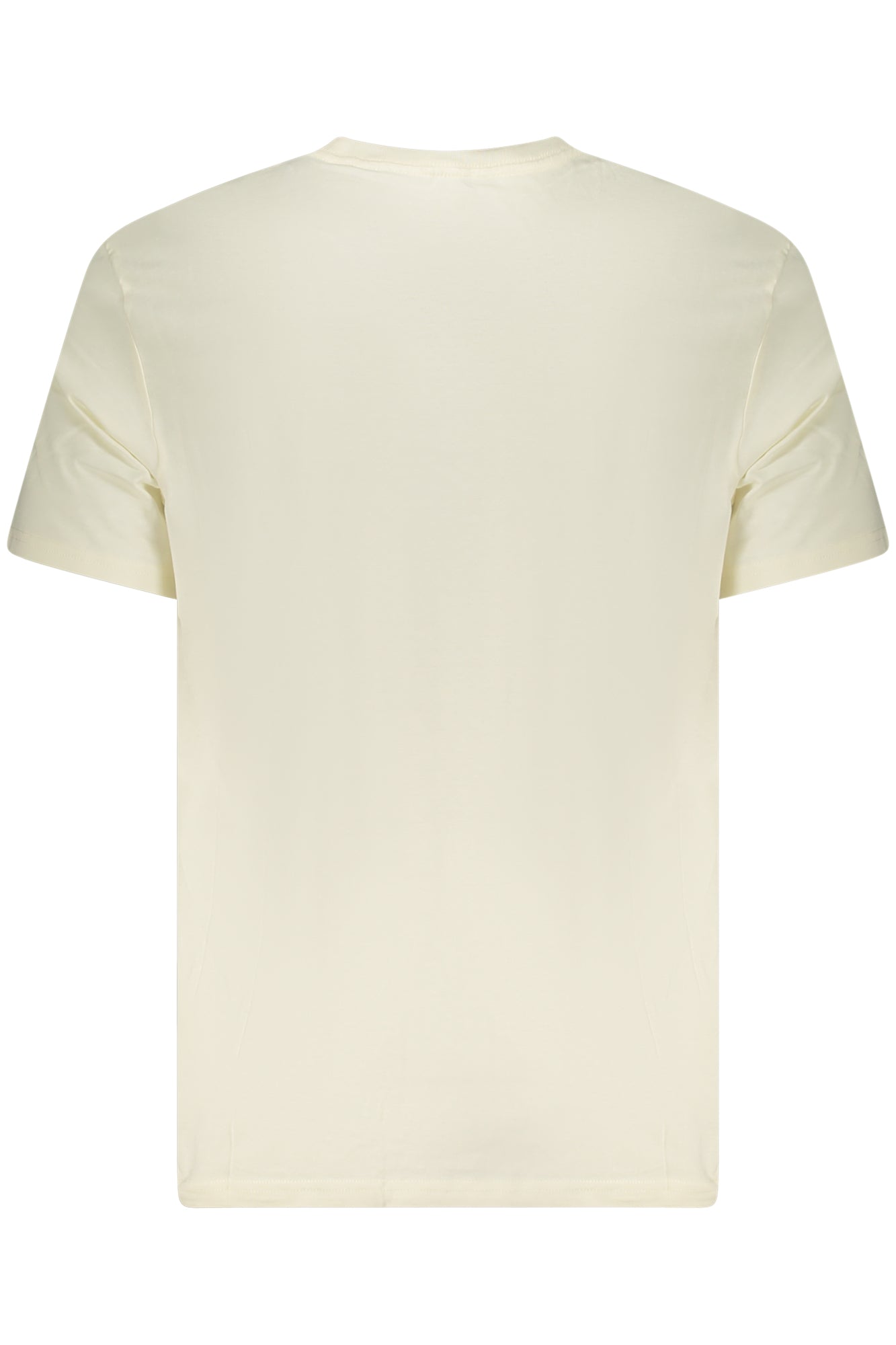 112365458_BEECRU – Herren Beige Kurzarm T-Shirt mit Großem Logo und Rundhals – Größe: M, L, 2XL – Farbe: Beige