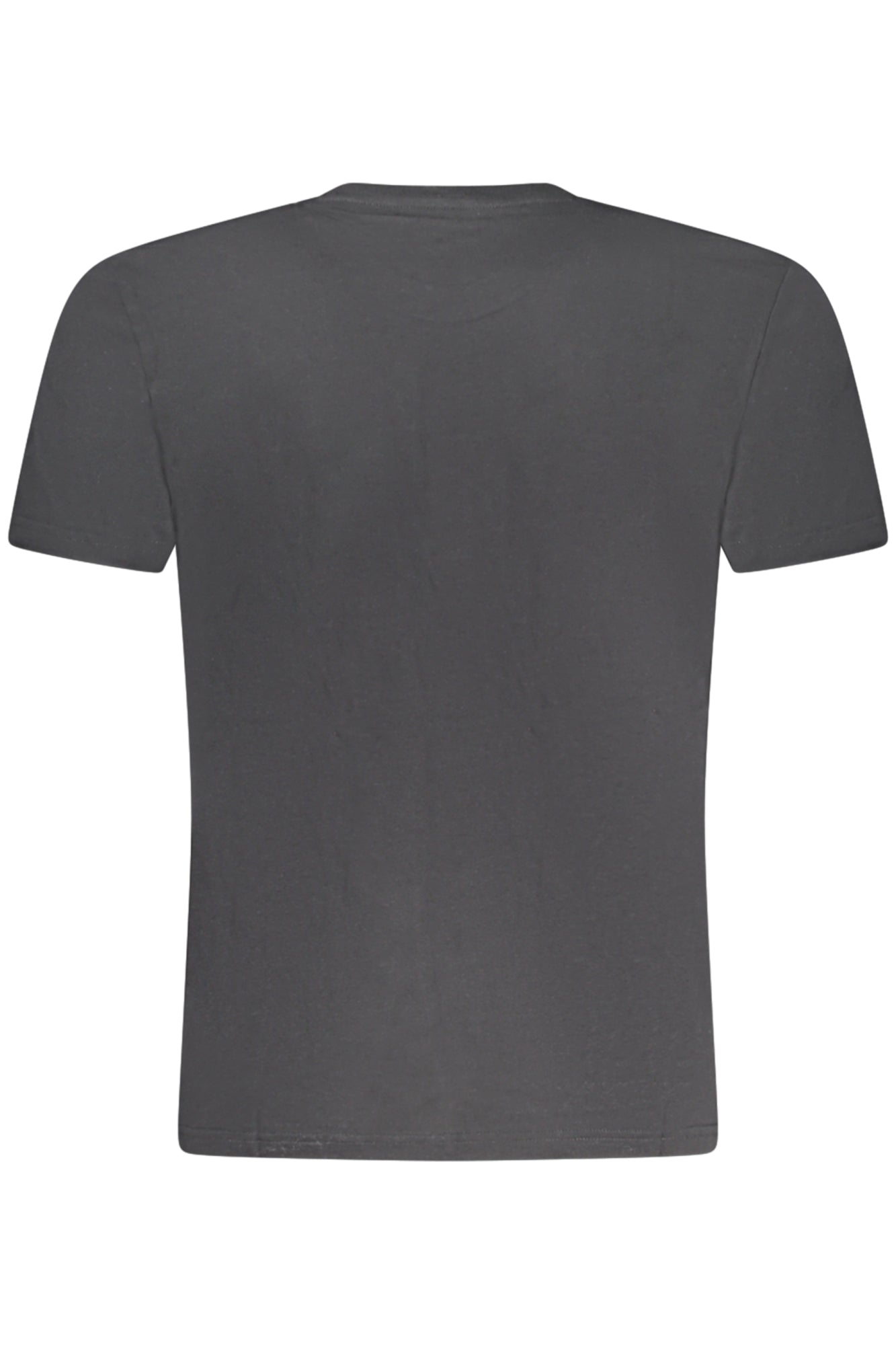 LMG0063_NEBLACK – Herren Kurzarm-T-Shirt Schwarz mit Logo-Druck, Regular Fit, Rundhals – Größe: S, M, L, XL, 2XL – Farbe: Nero