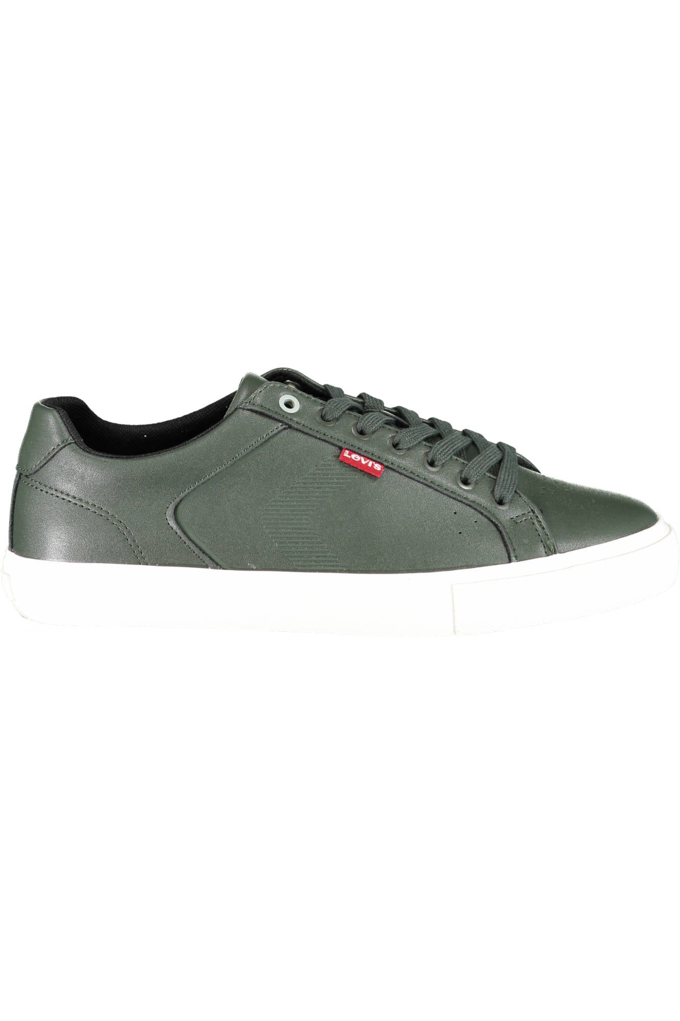 WOODWARD-20_VERDE_DARK-ARMY-GREEN – Grüner Herren-Sportschuh mit Kontrasten und Schnürsenkeln – Größe: 45 – Farbe: Verde