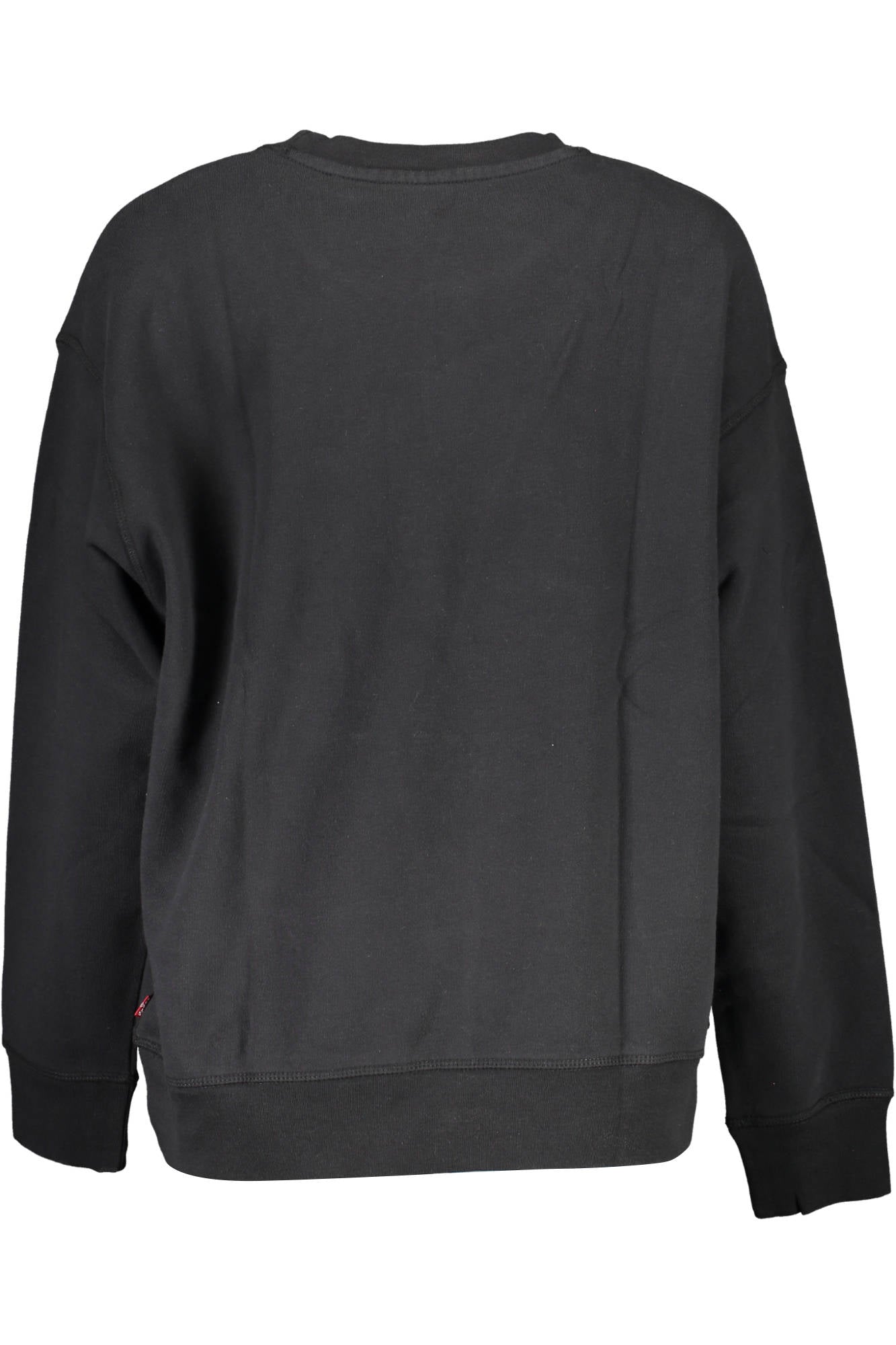18686_NERO_0056 – Damen Sweatshirt Schwarz – Langarm mit Rundhalsausschnitt & Druck – Größe: XS, S, L, XL – Farbe: Nero