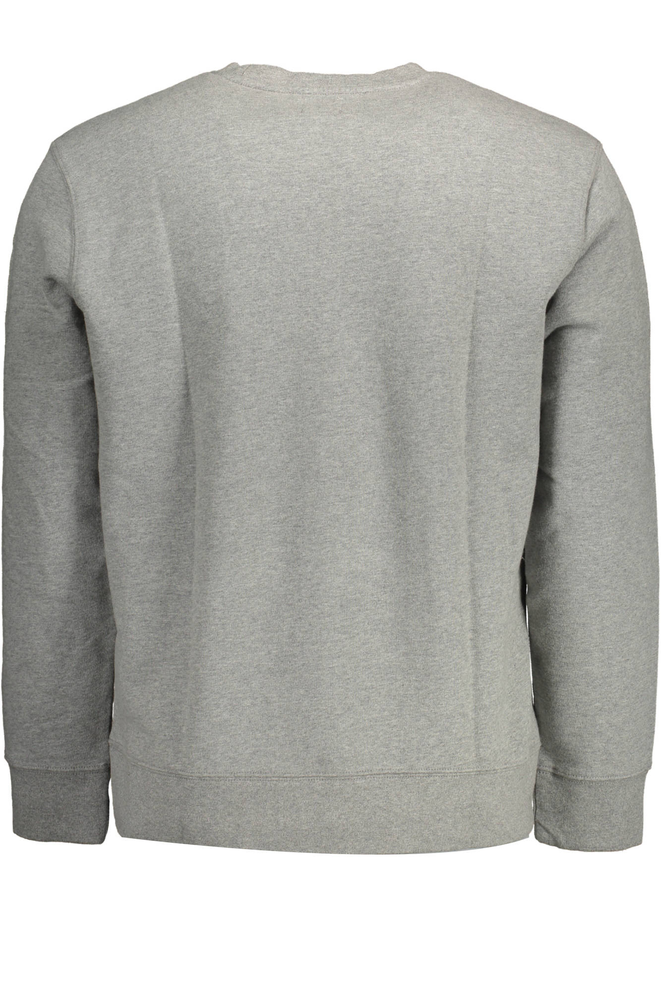 35909_GRIGIO_0002 – Graues Herren Sweatshirt – Langarm, Rundhals, Logodetail – Größe: S, L, XL, 2XL, M – Farbe: Grigio