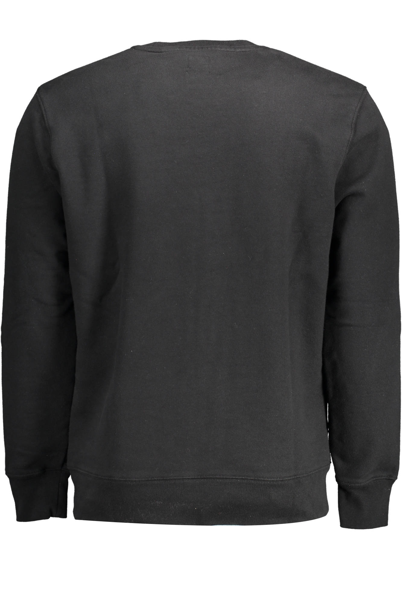 35909_NERO_0003 – Stilvolles Langarm-Sweatshirt: Schwarz, Rundhals, Logo-Design – Größe: XL, 2XL – Farbe: Nero