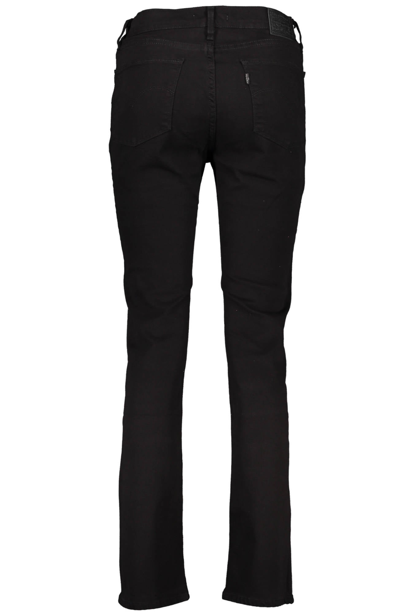 18883_NERO_0006 – Trendige Schwarze Damen Jeans 724: High Rise Straight mit 5 Taschen – Größe: 26 L30 – Farbe: Nero