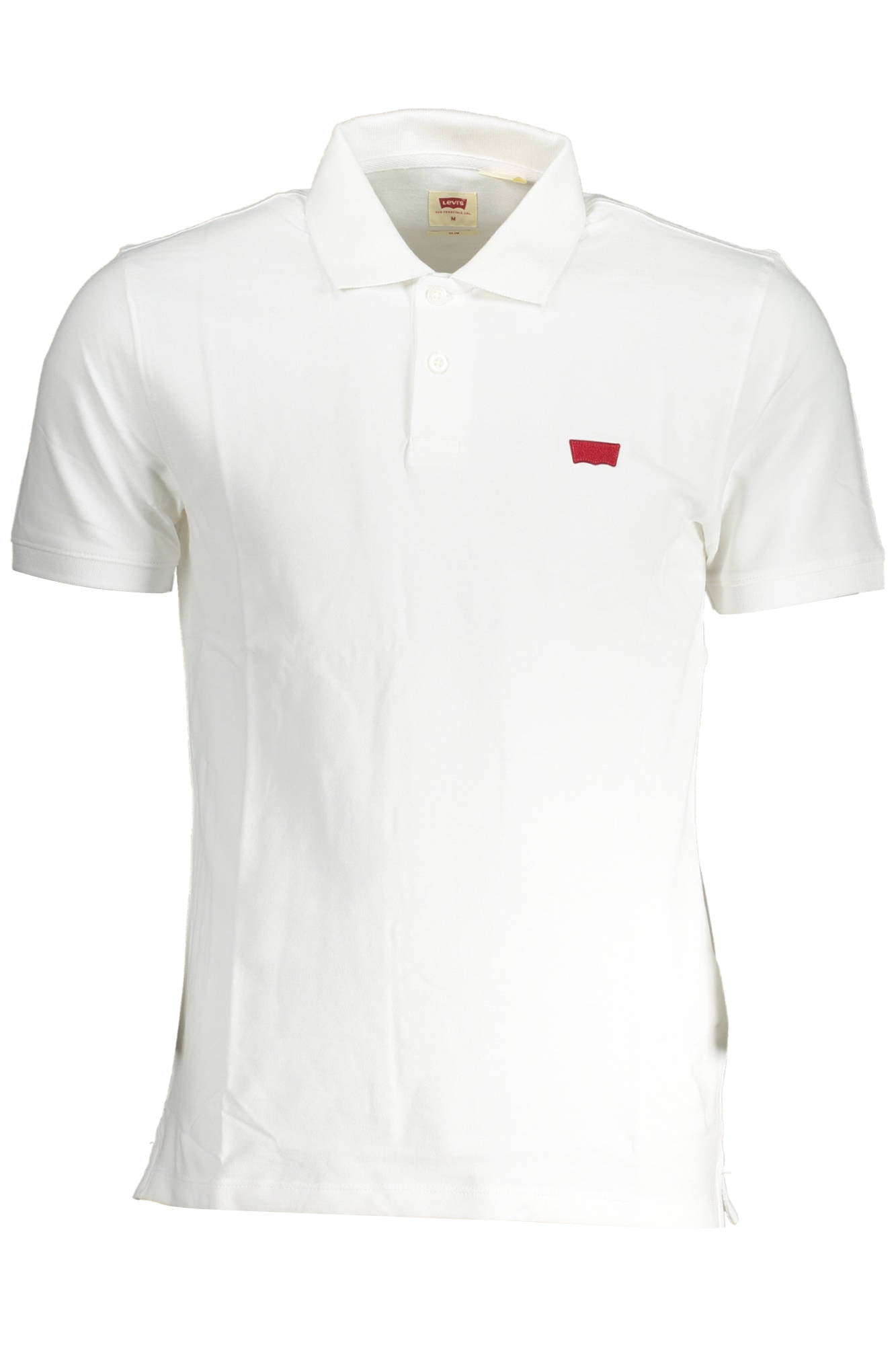 A4842_BIANCO_0002 – Herren Poloshirt Weiß: Kurzarm, Schmaler Schnitt, Stilvoll & Modern – Größe: S, M, L, XL, 2XL – Farbe: Bianco