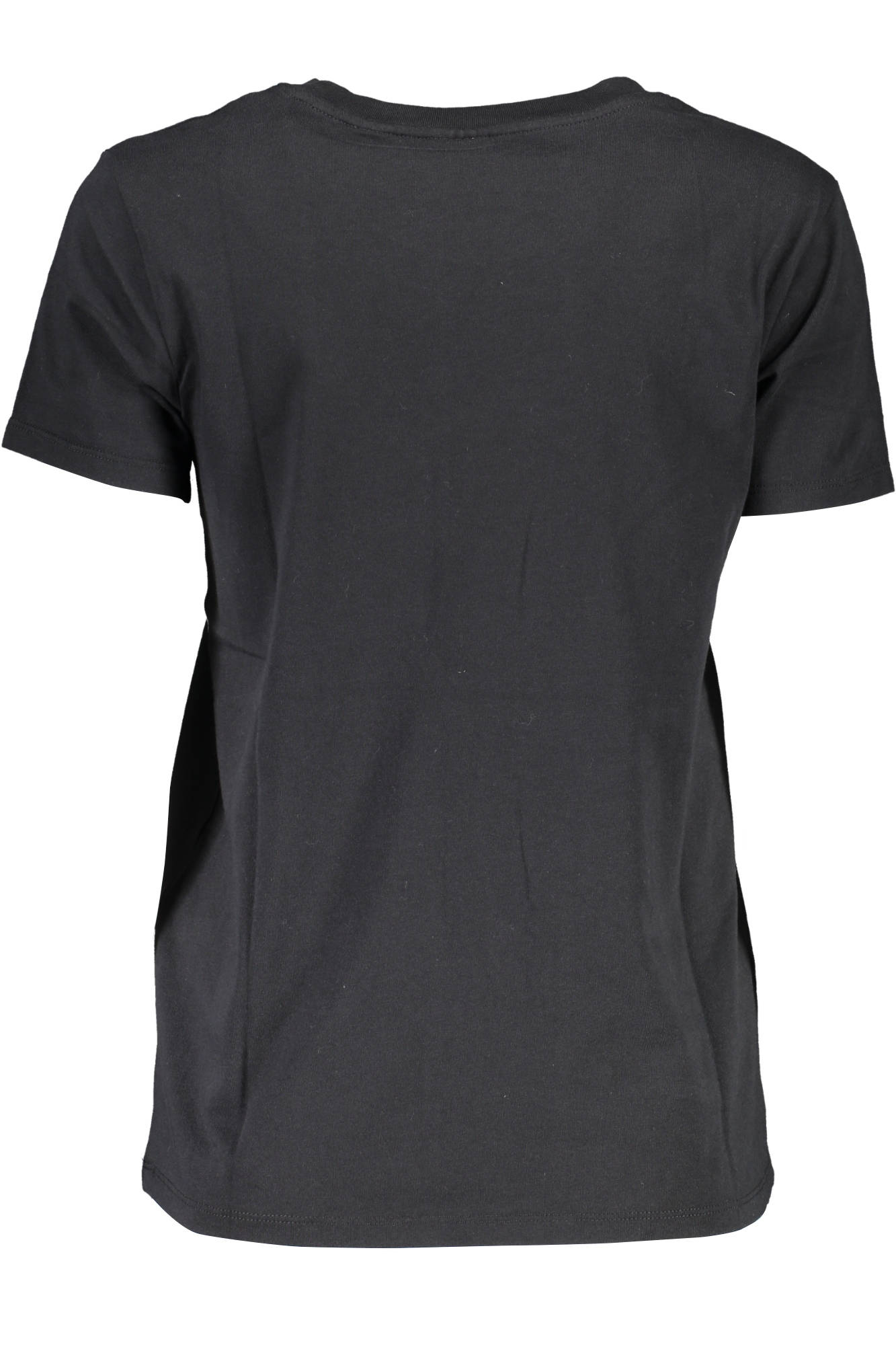 39185_NERO_0008 – Stylishes Damen Schwarz T-Shirt mit Logo und Rundhalsausschnitt – Größe: XS – Farbe: Nero