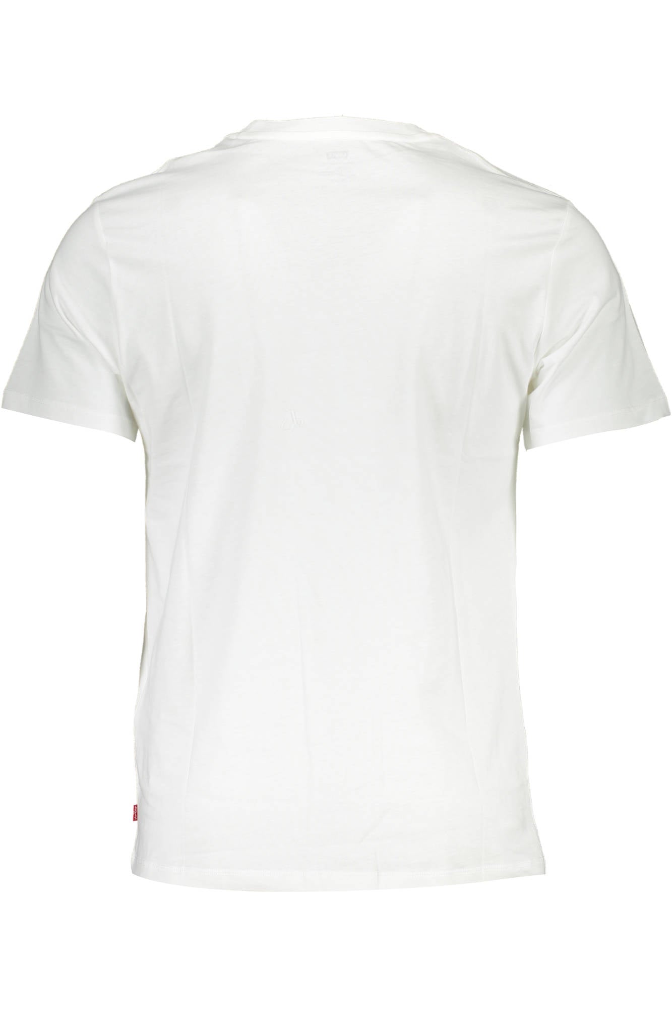 39636_BIANCO_0000 – Herren Weißes Kurzarm T-Shirt mit Rundhalsausschnitt und Logo-Aufdruck – Größe: XL – Farbe: Bianco