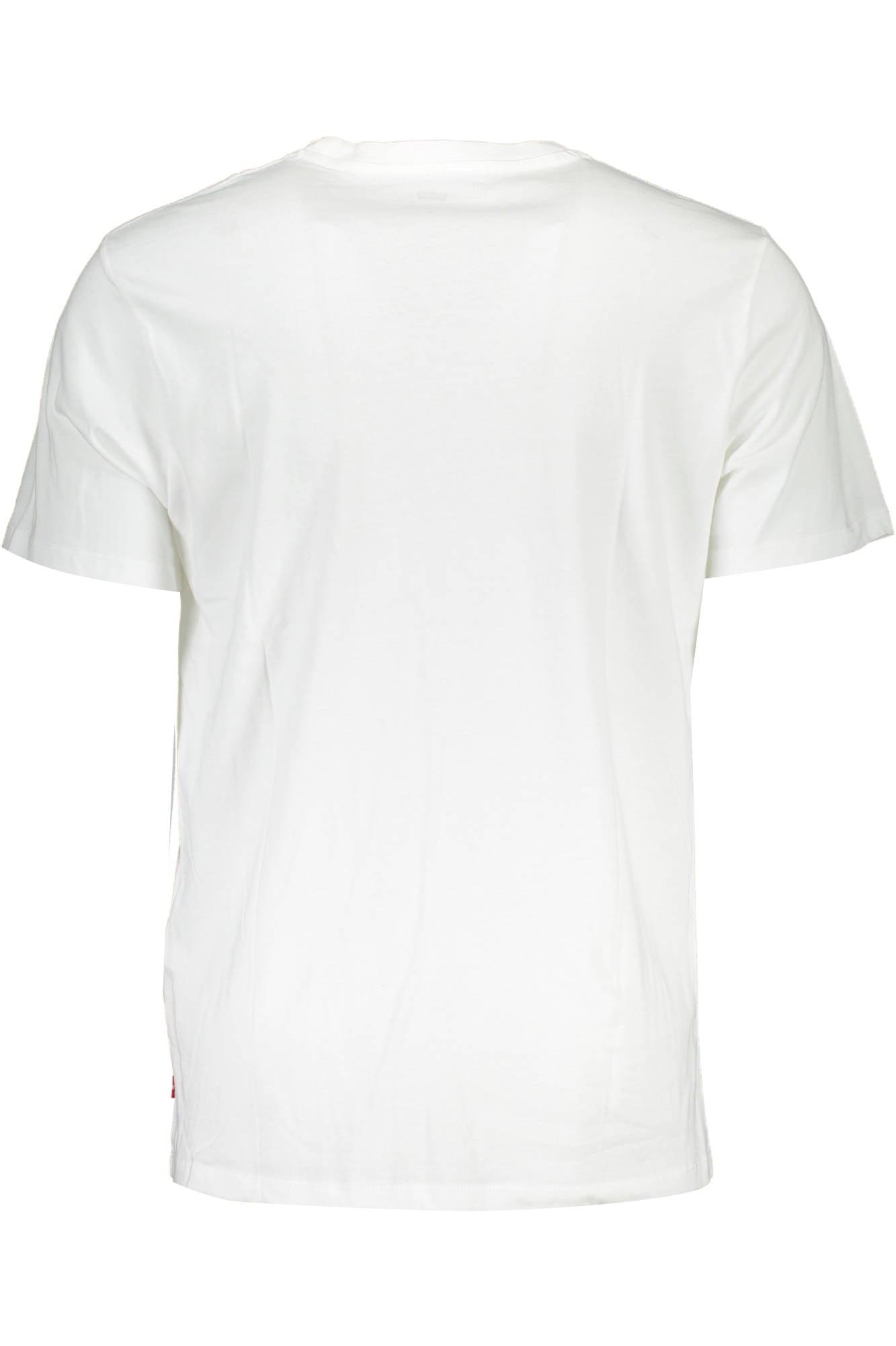17783_BIANCO_0140 – Stylisches Herren T-Shirt Weiß - Kurzarm & Logo Print – Größe: XL, 2XL – Farbe: Bianco