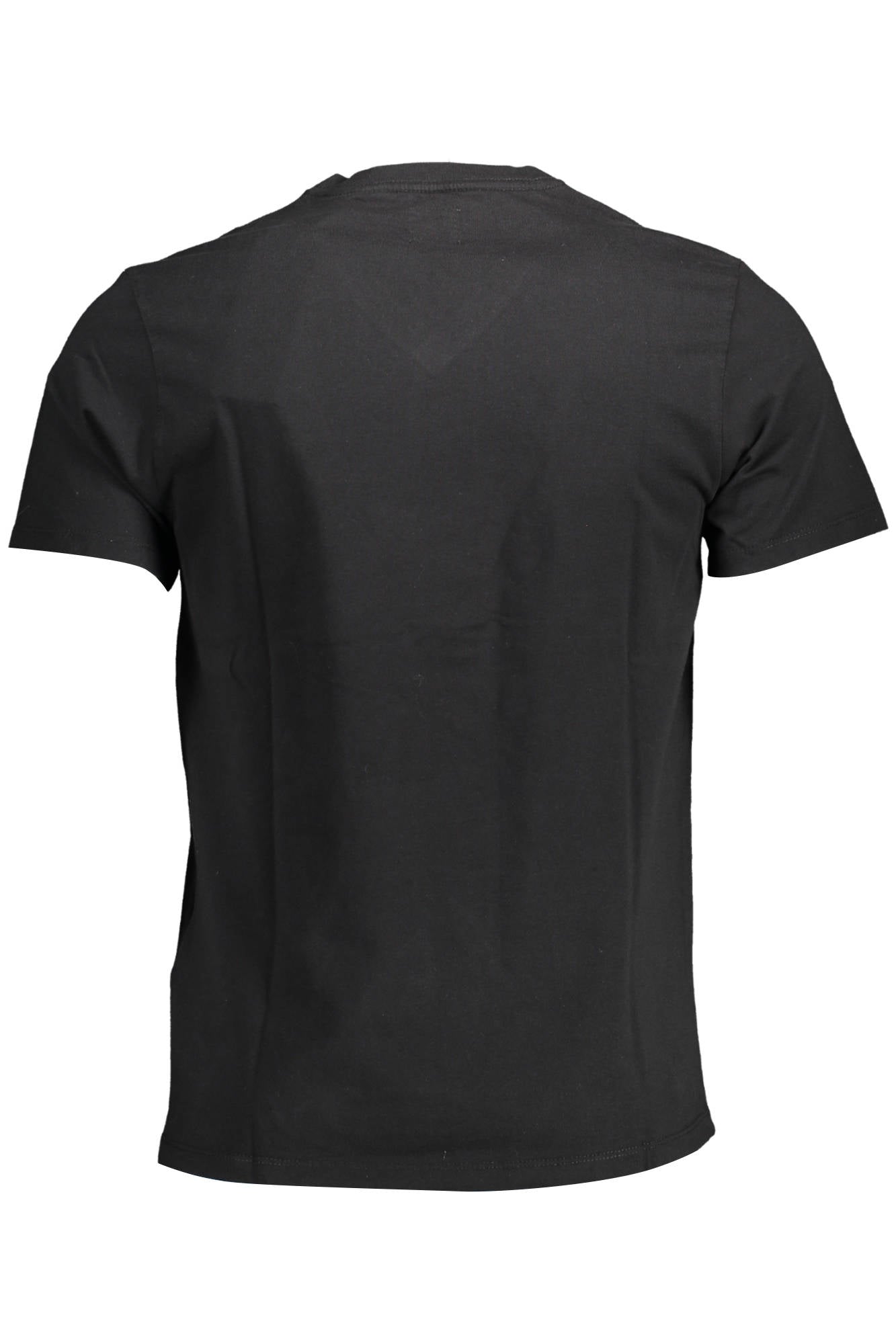 85641_NERO_0001 – Herren V-Ausschnitt T-Shirt Schwarz mit Logo – Kurzarm und Stilvoll – Größe: S, M, XL, 2XL – Farbe: Nero