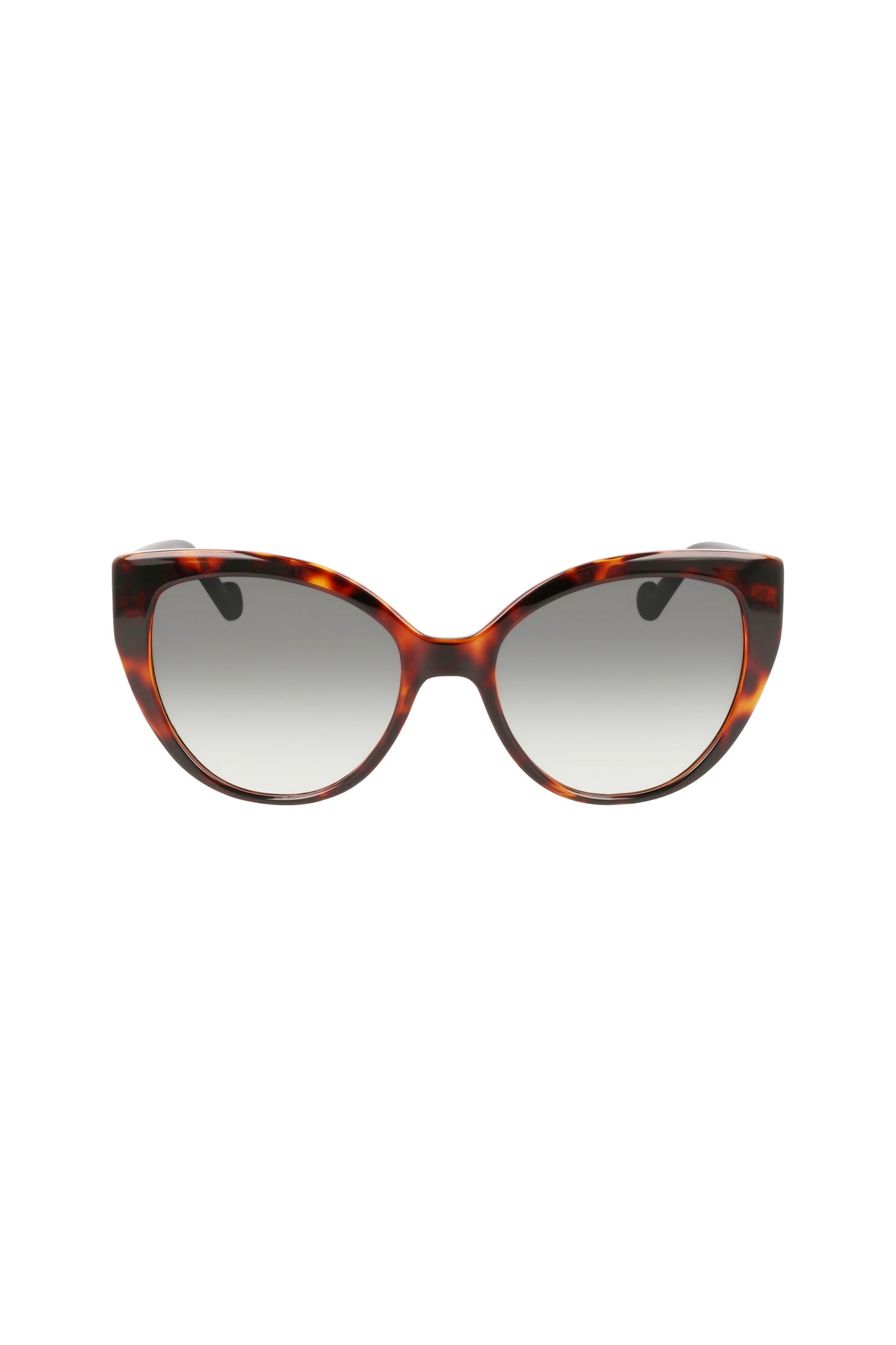 LJ758S_MA240 – Elegante Damen-Sonnenbrille mit runden grünen Gläsern in Braun – Größe: UNI – Farbe: Marrone